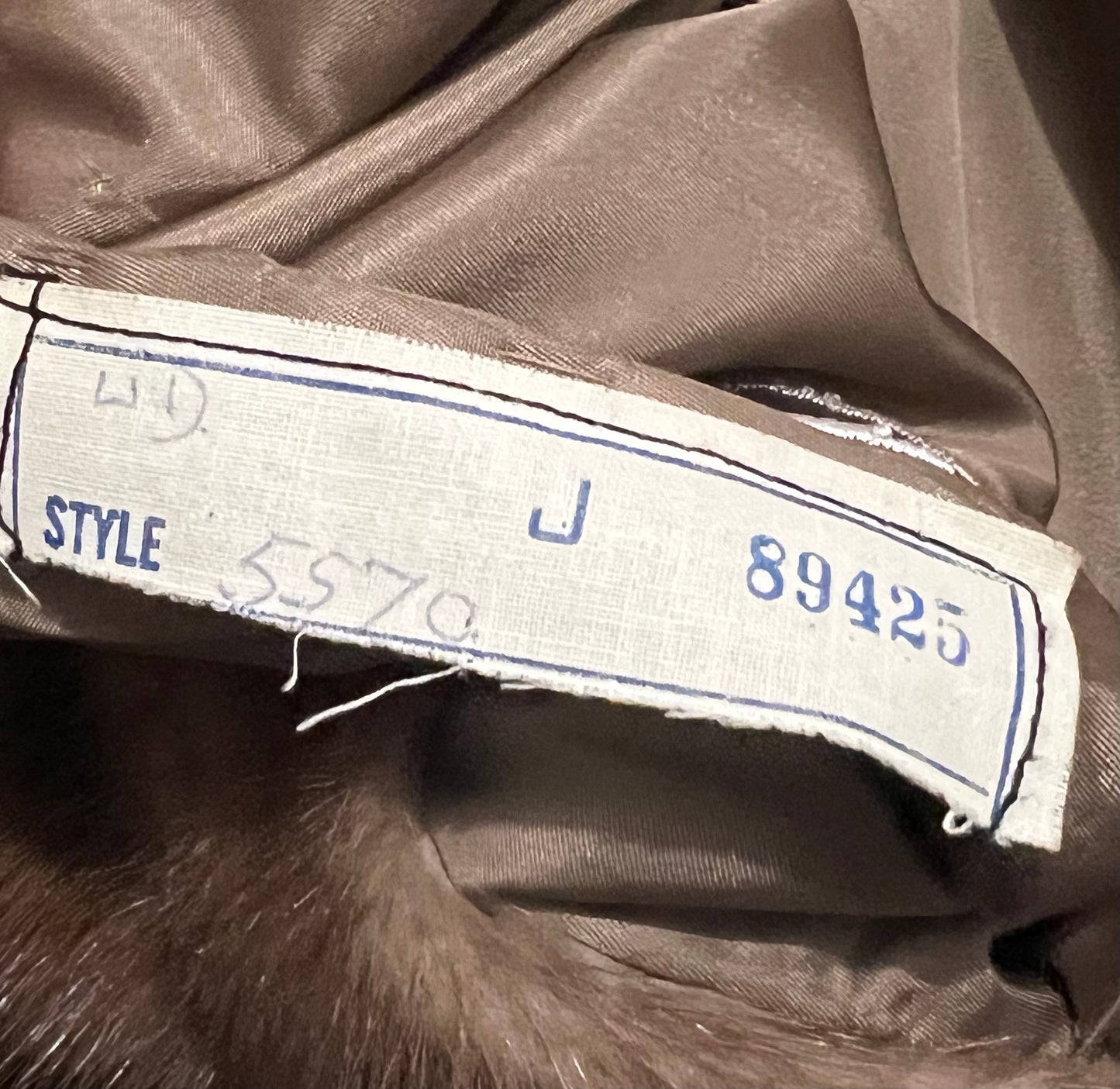 Vintage Hudson Bay Company Brown Fur Coat Fits M/L