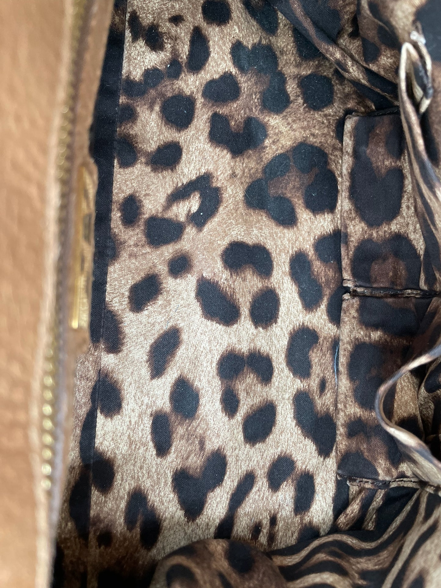 Dolce & Gabanna Caramel Large Miss Sicily Top Handle Bag