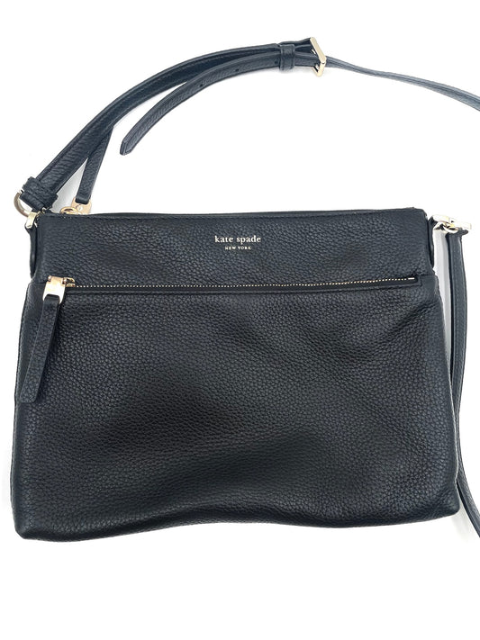 Kate Spade Black Leather Crossbody Bag