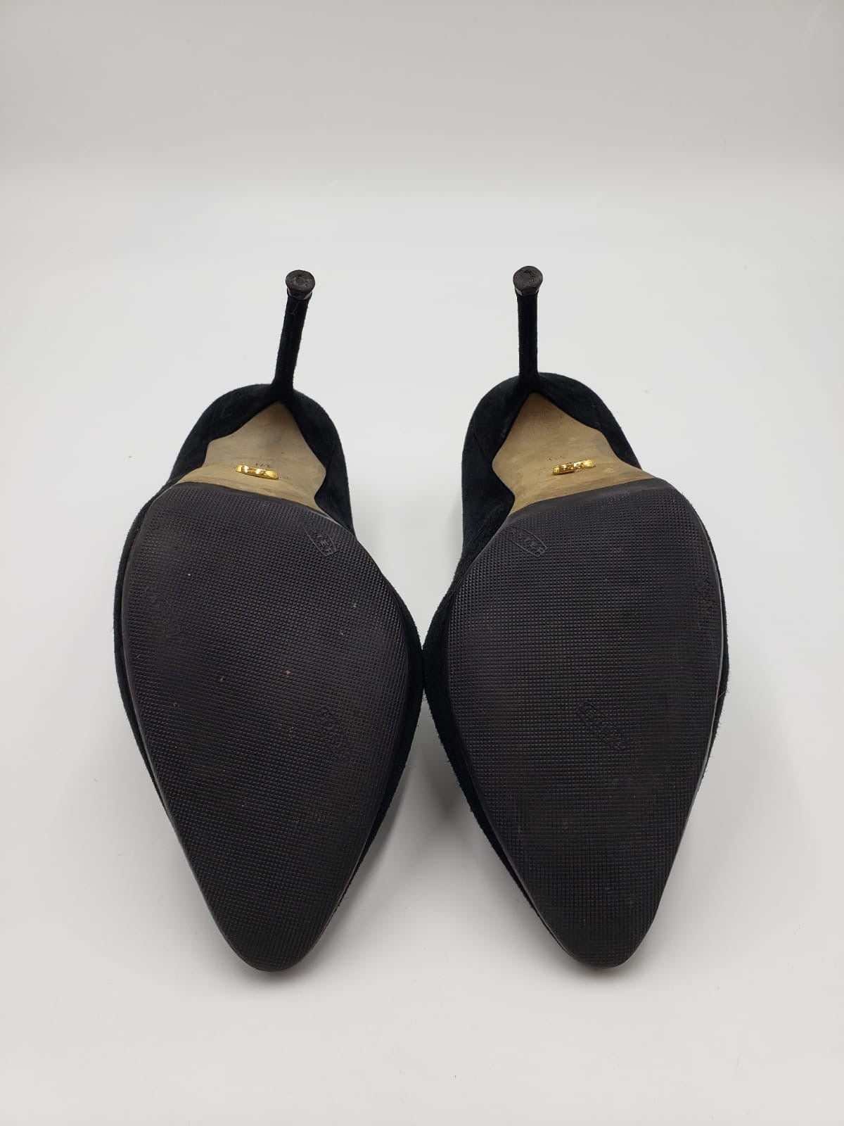 Sergio Rossi Black Suede Pumps Size 38