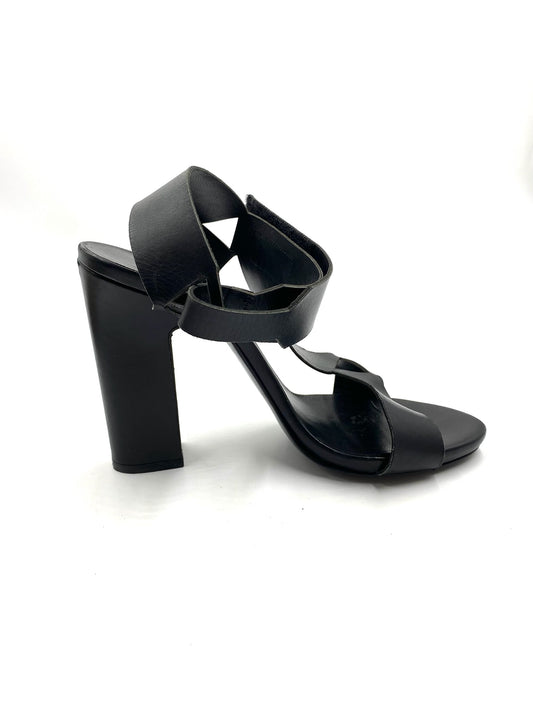 Pierre Hardy Black Leather Strappy Heels Size 36.5