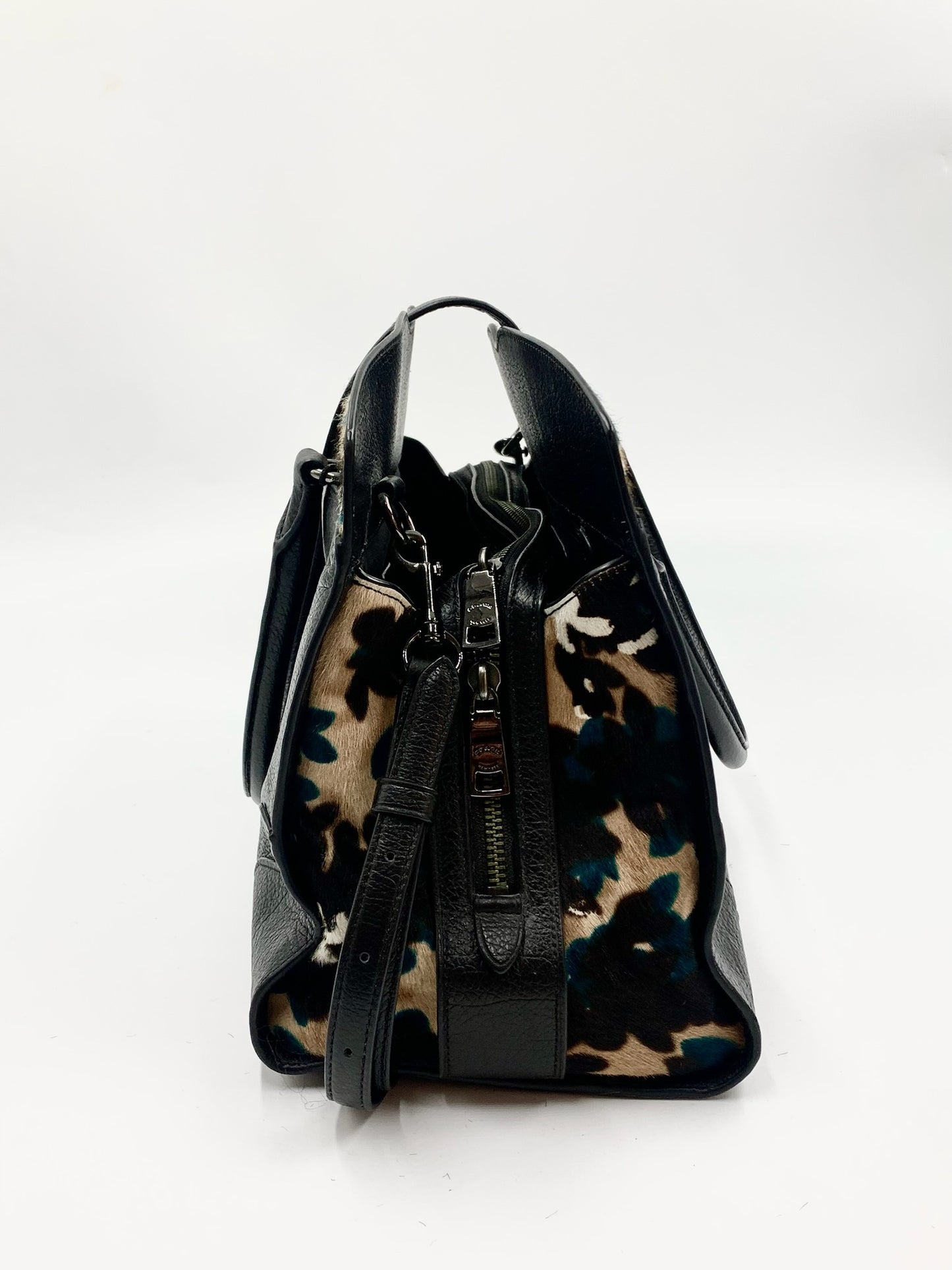 Limited Edition Coach Mercer Camo Print CalfHair Grain Leather Tote