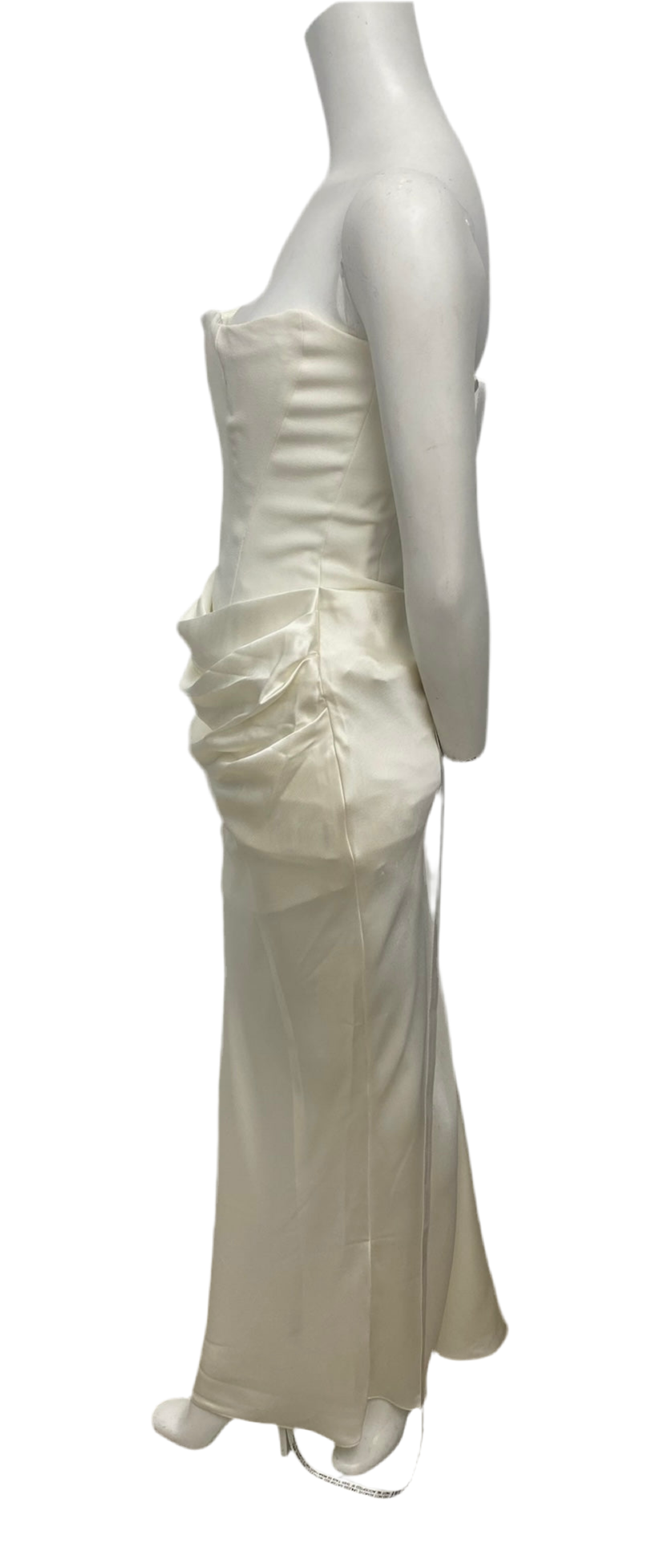 Brand New House Of CB Ivory Persephone Corset Strapless Dress Size S