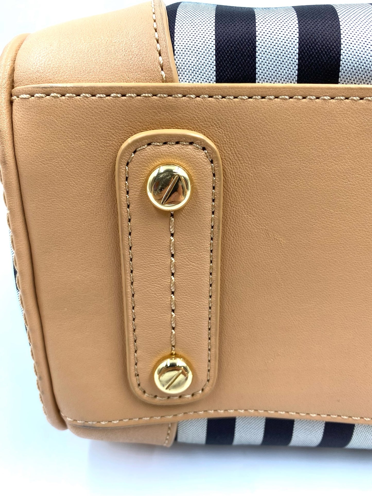 Henri Bendel Mini Stripe Nylon Bag