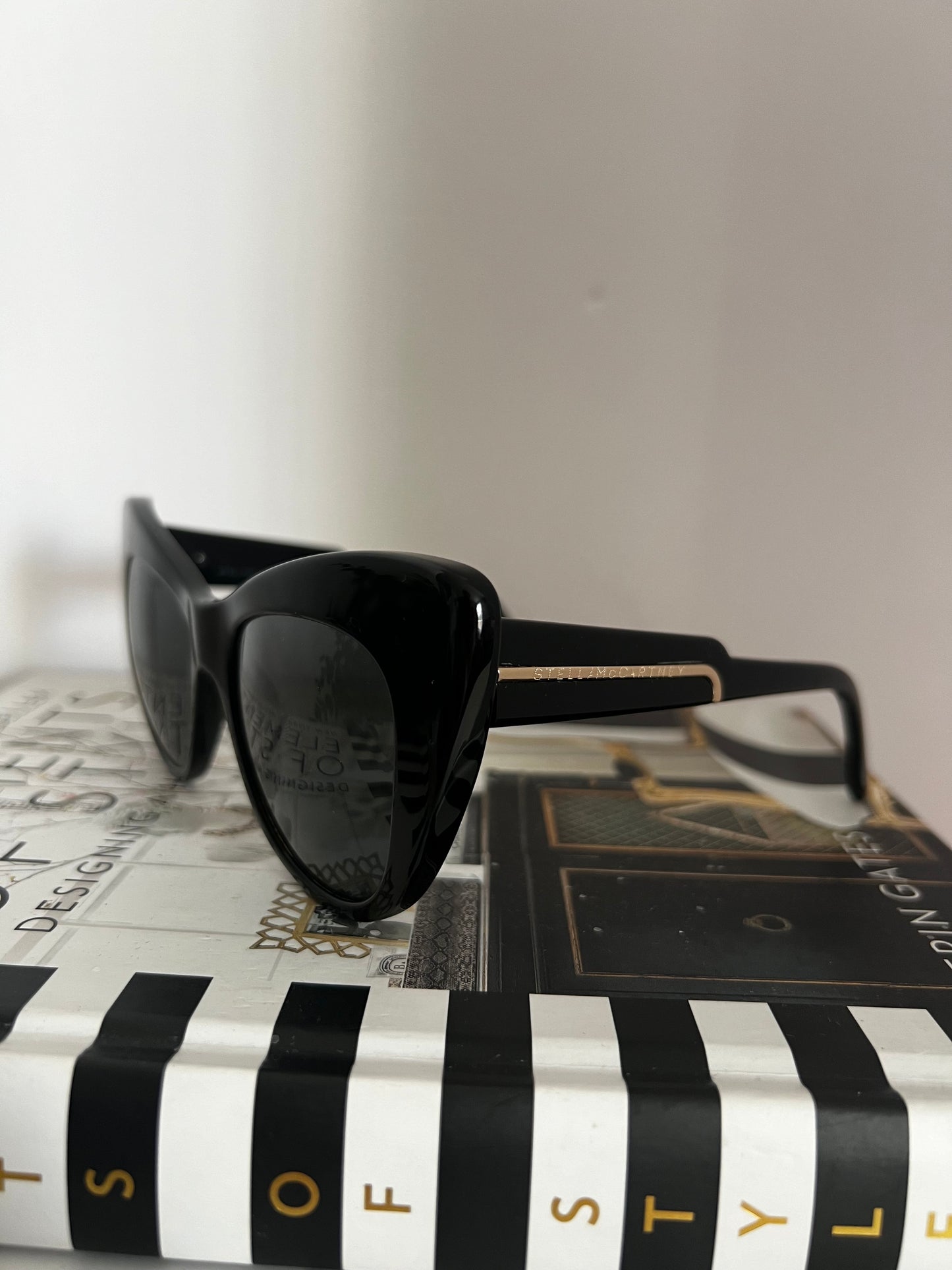 Stella Mccartney Black Cateye Sunglasses Style #4049