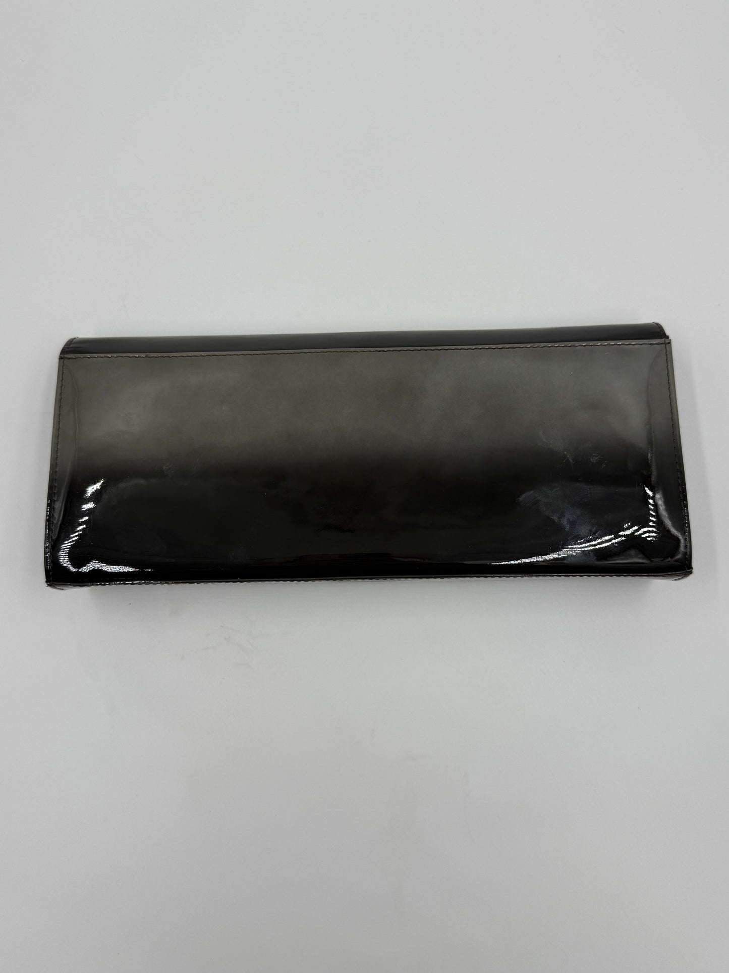 Stuart Weitzman Grey Patent Clutch
