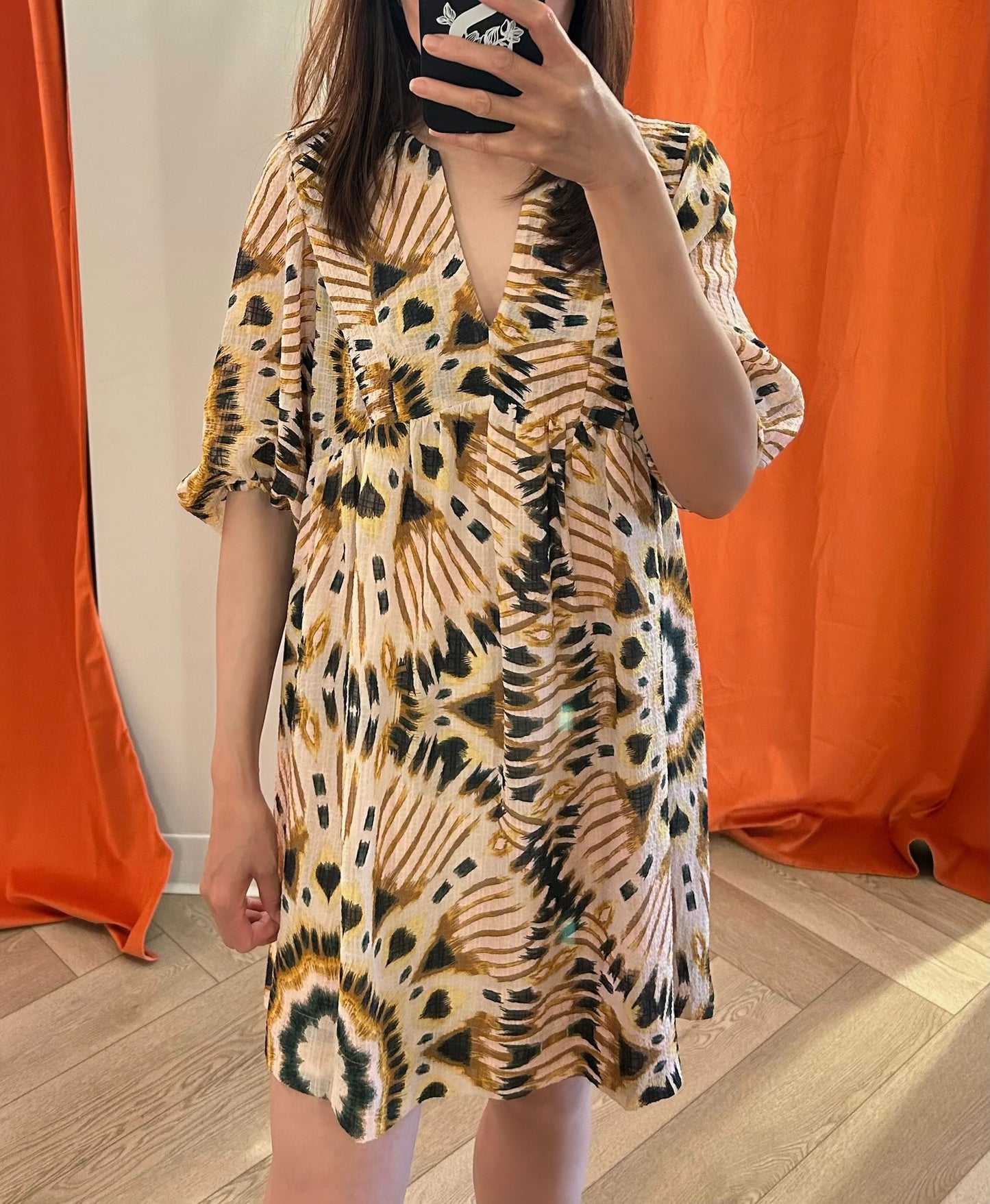 Ba&Sh Printed Dress Size XS