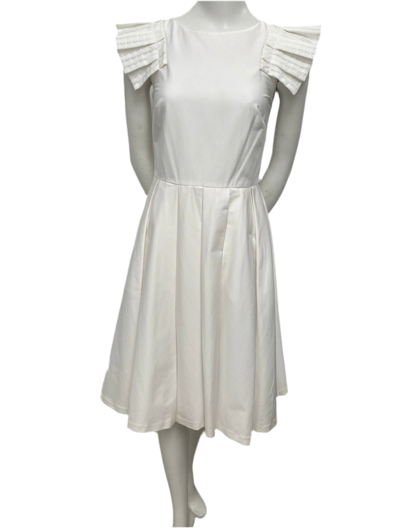 Ted Baker White A Line Dress Size 1 US S