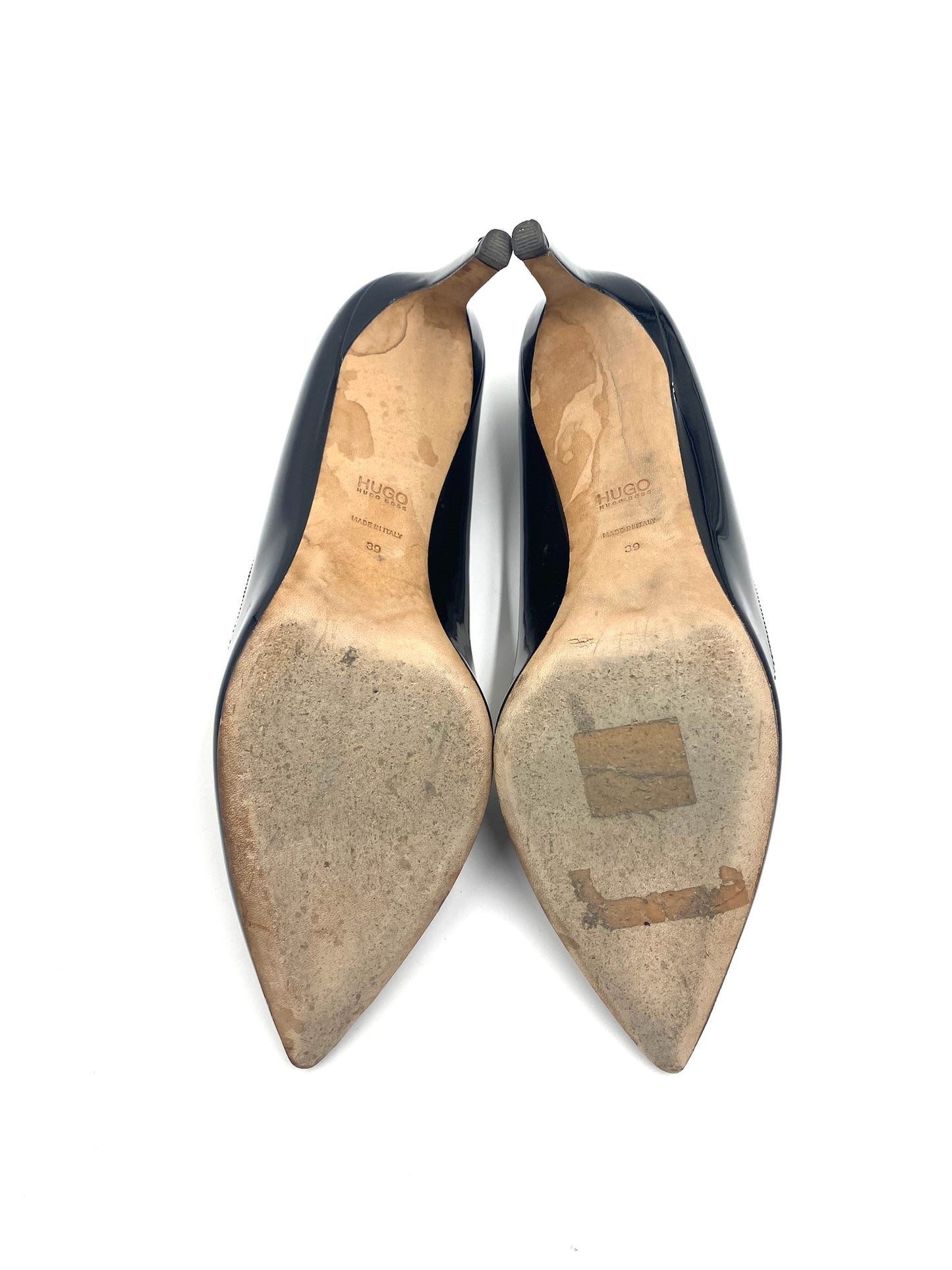 Hugo Boss Black Patent Pump Size 39