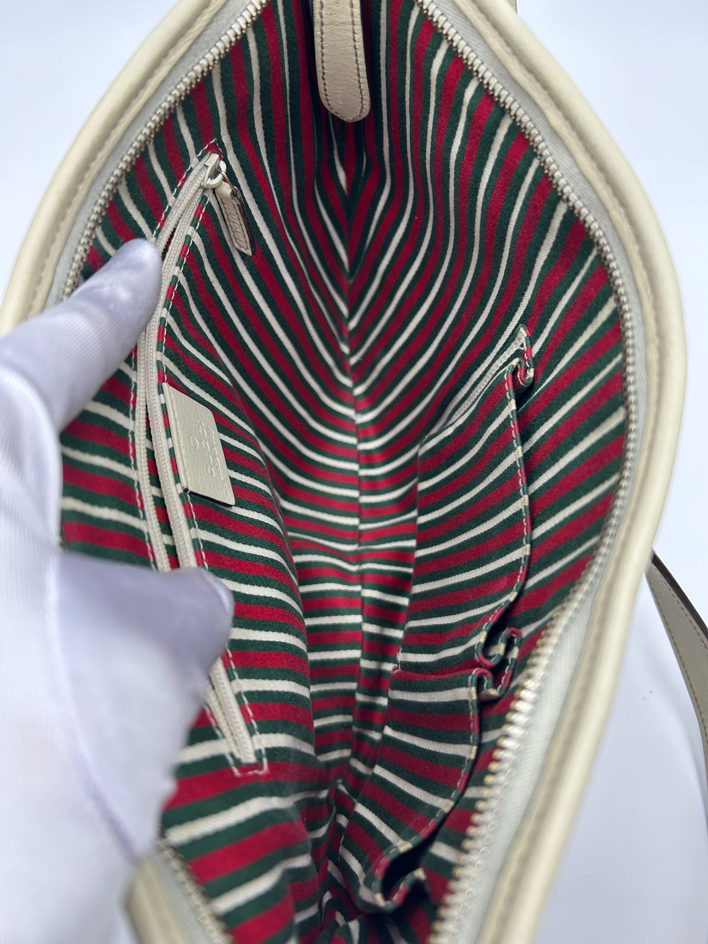 Gucci Monogram Canvas Crossbody Bag