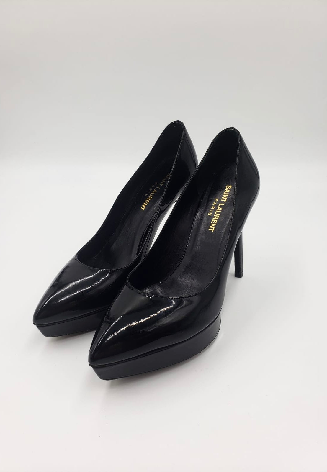 Saint Laurent Black Platform Pumps Size 37.5