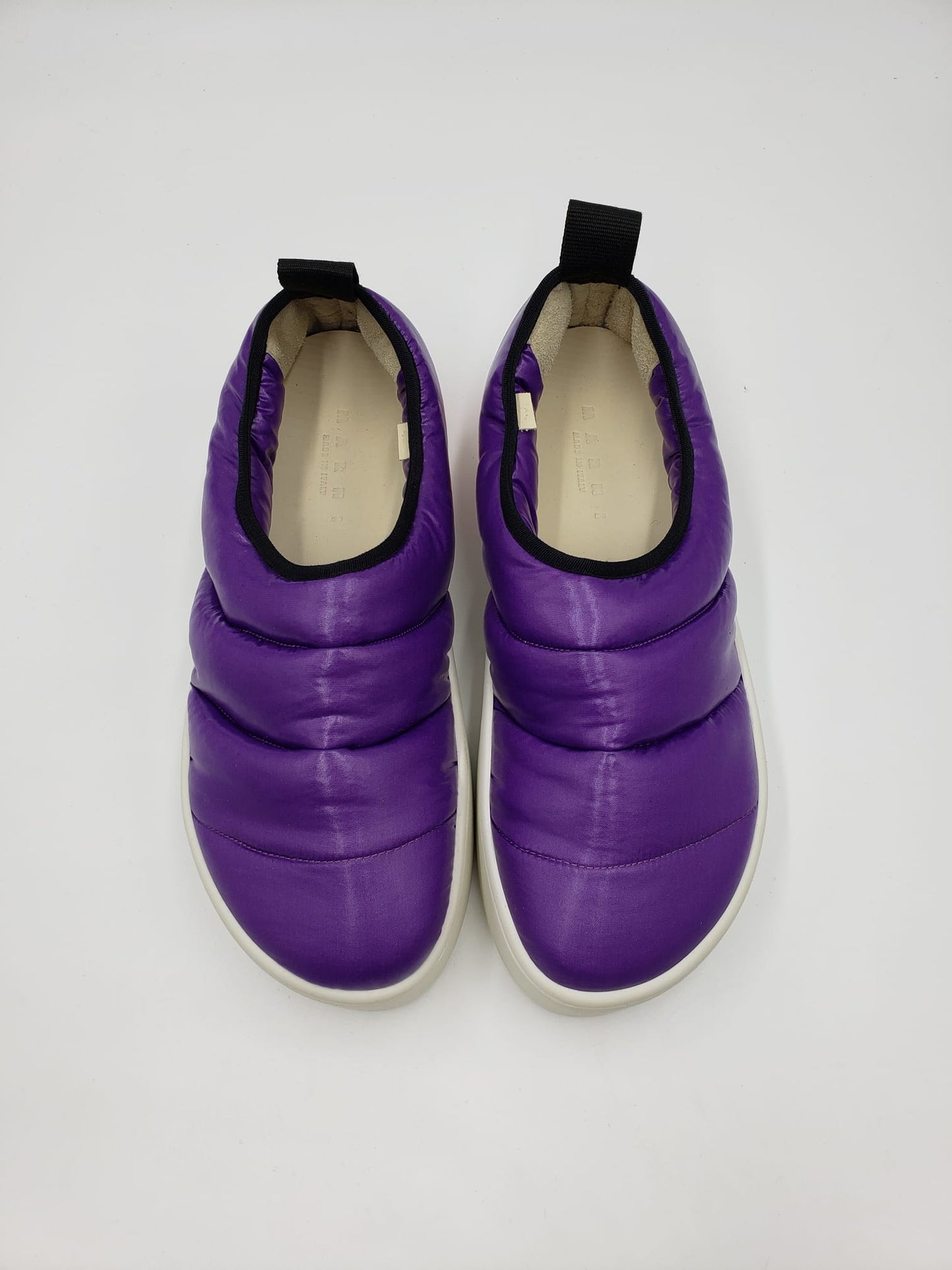 Brand New Marni Purple Puffer Sneakers Size 40