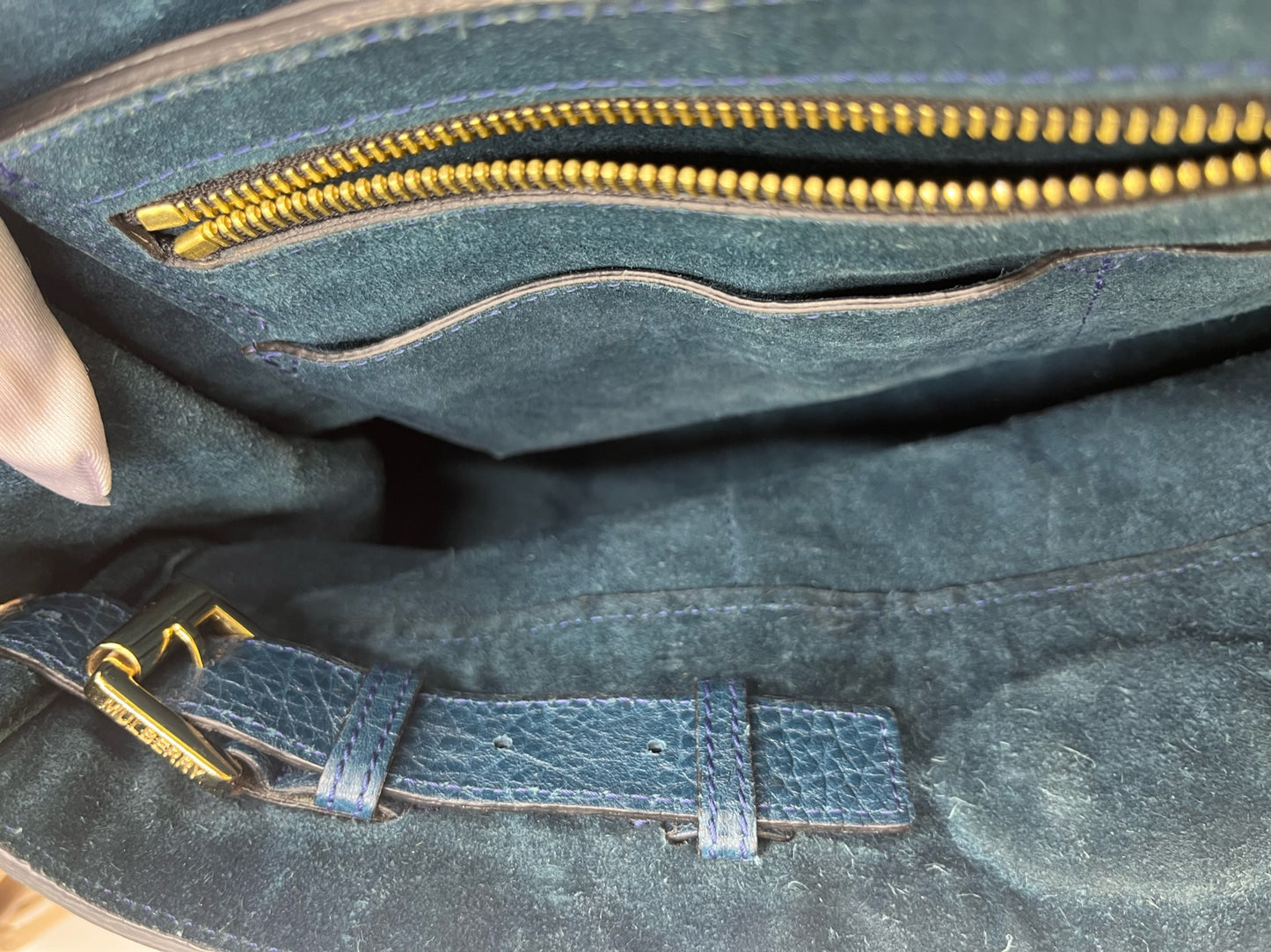 Mulberry Teal Bayswater Large Tote