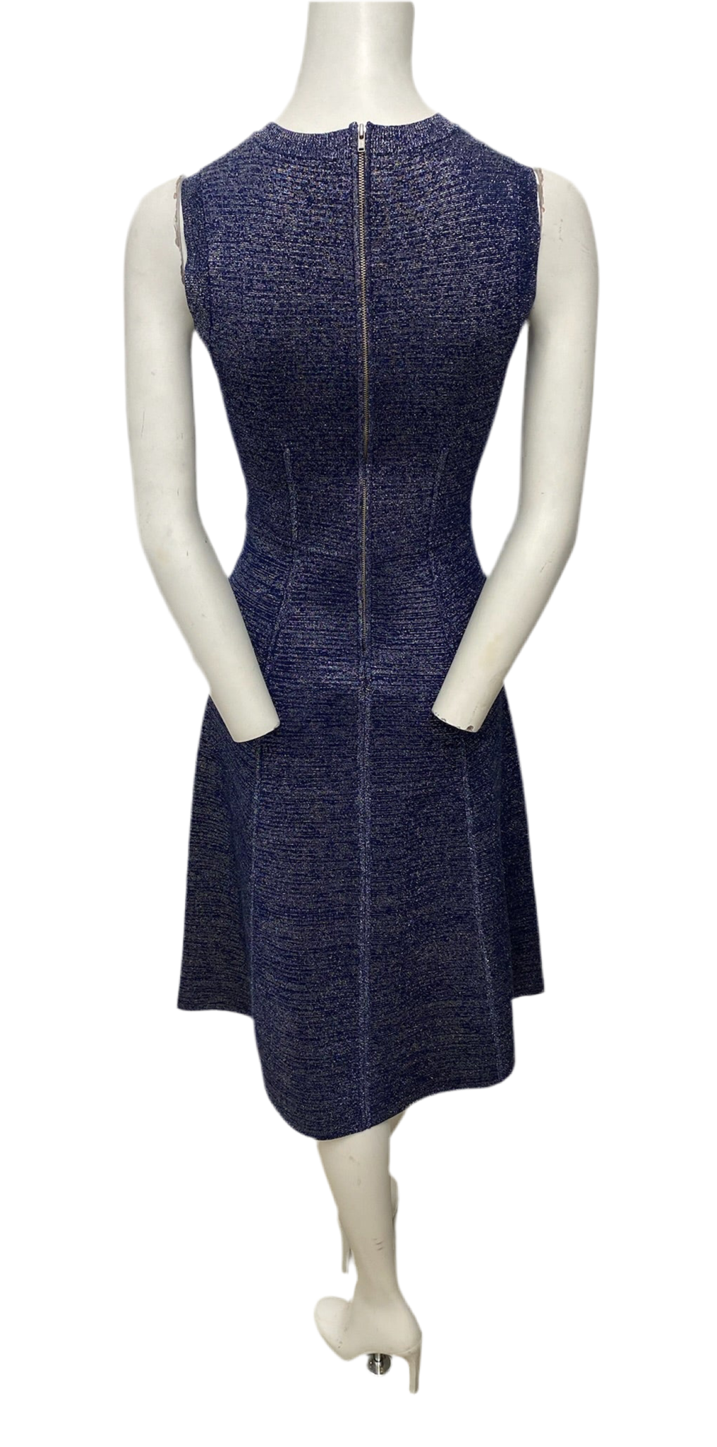 Veronica Beard Blue Metallic Dress Size XS