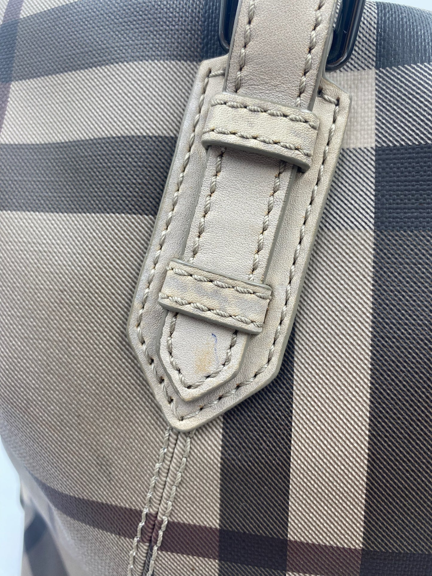 Burberry Smoked Check Diaper Bag