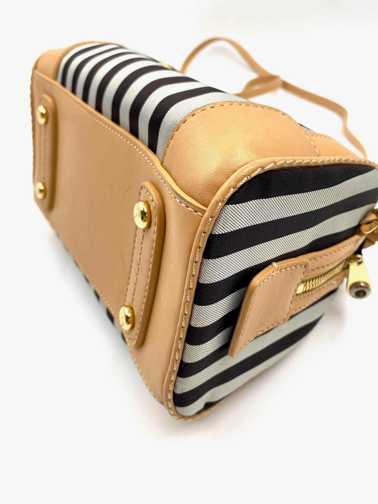Henri Bendel Mini Stripe Nylon Bag