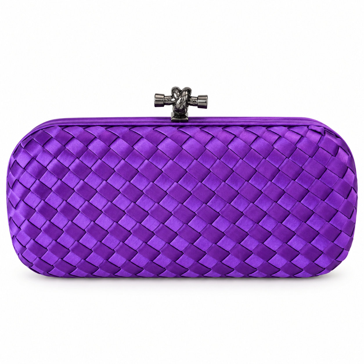 Purple Woven Rental Clutch