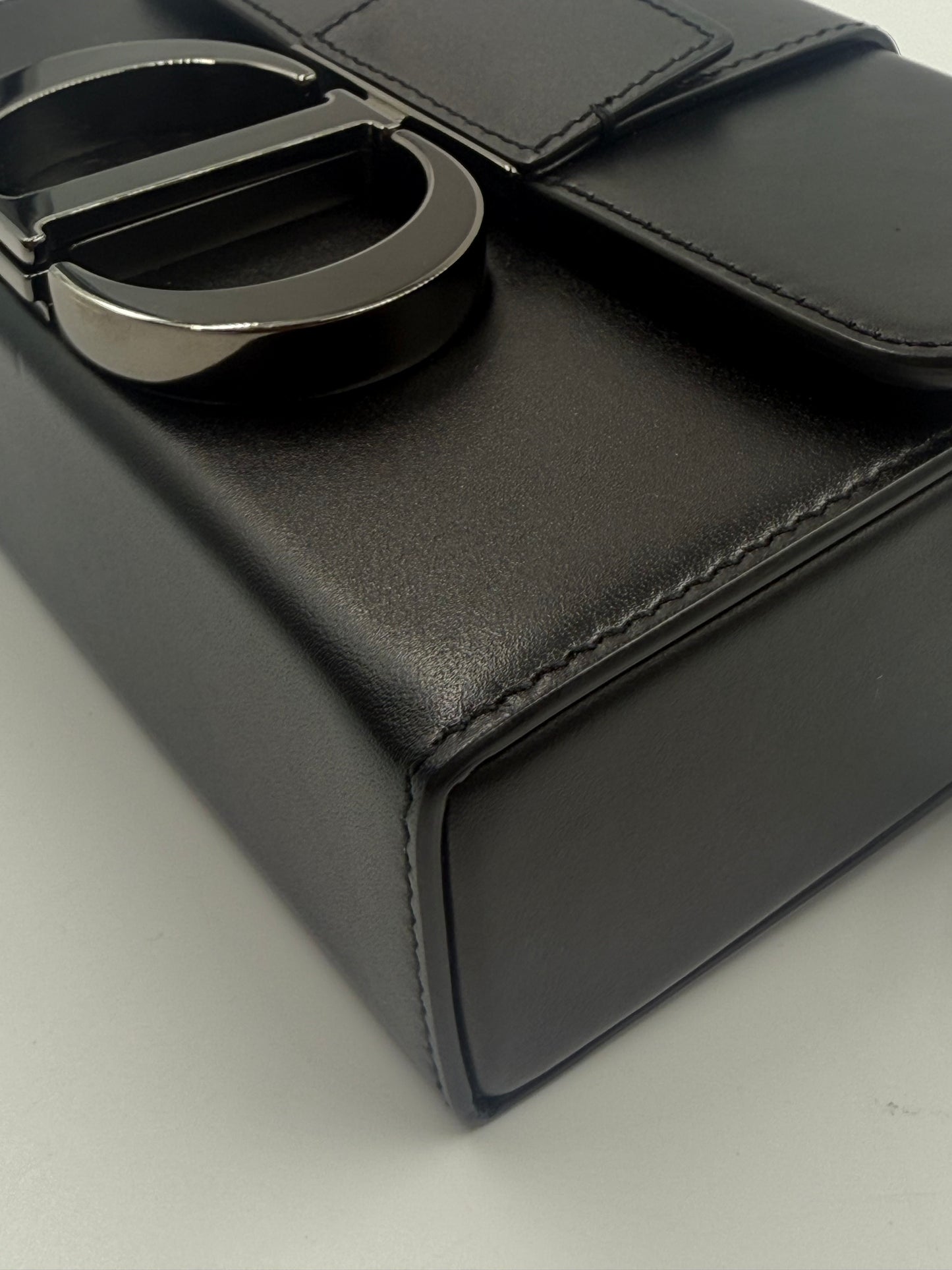 Christian Dior Black Montaigne 30 Black Bag