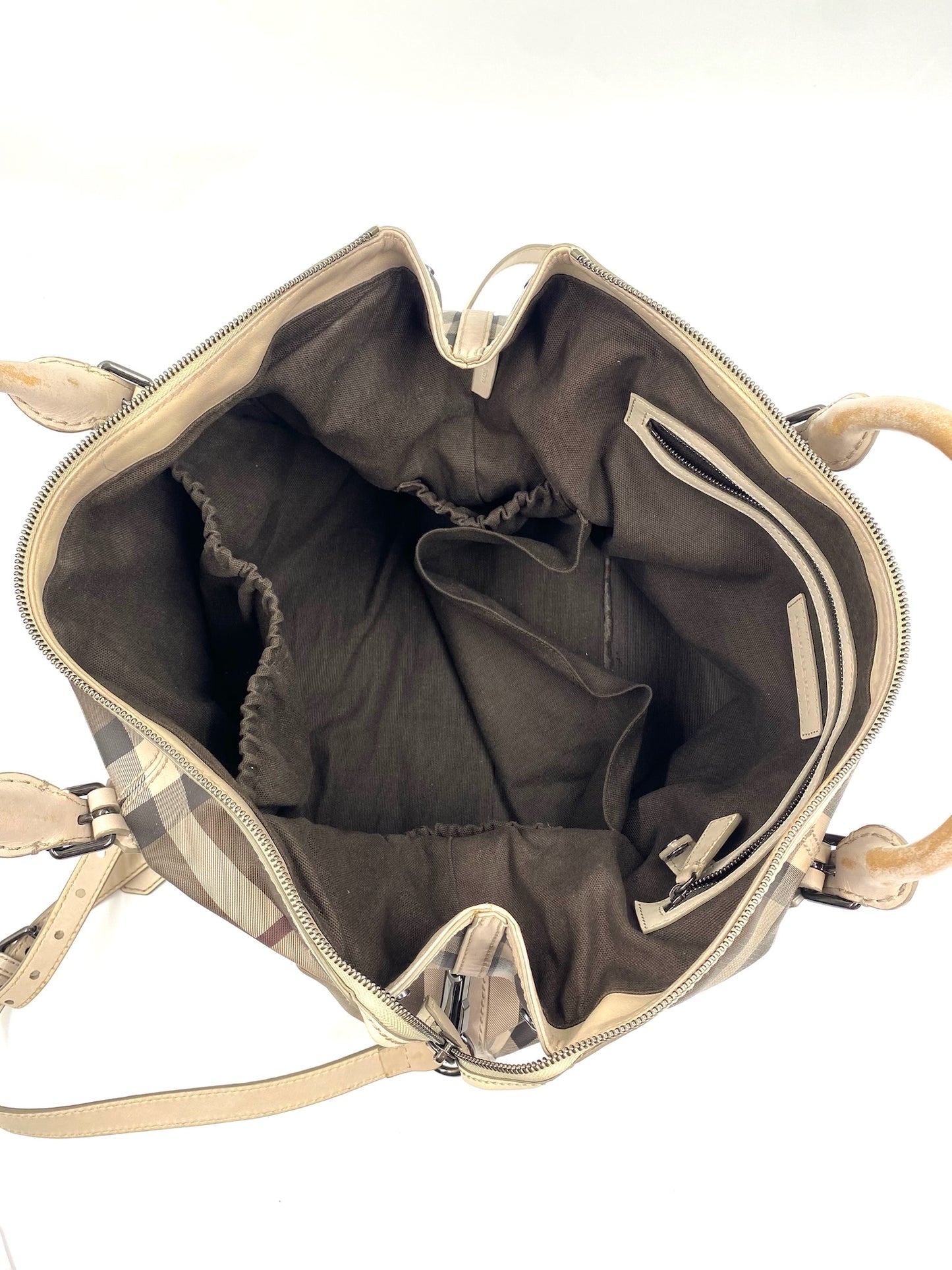 Burberry Smoked Check Diaper Bag