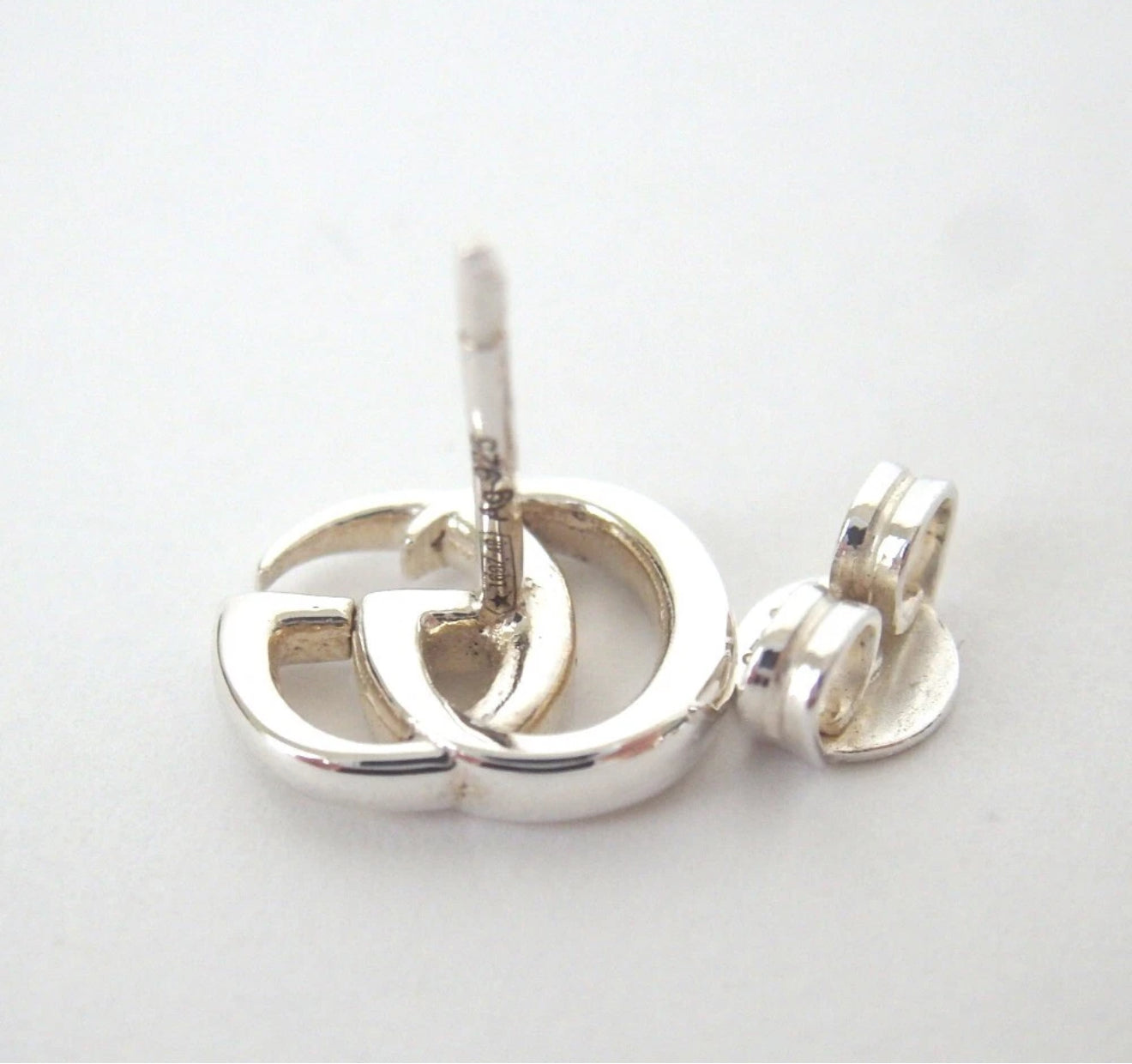Gucci GG Marmont Silver Flower Stud Earring