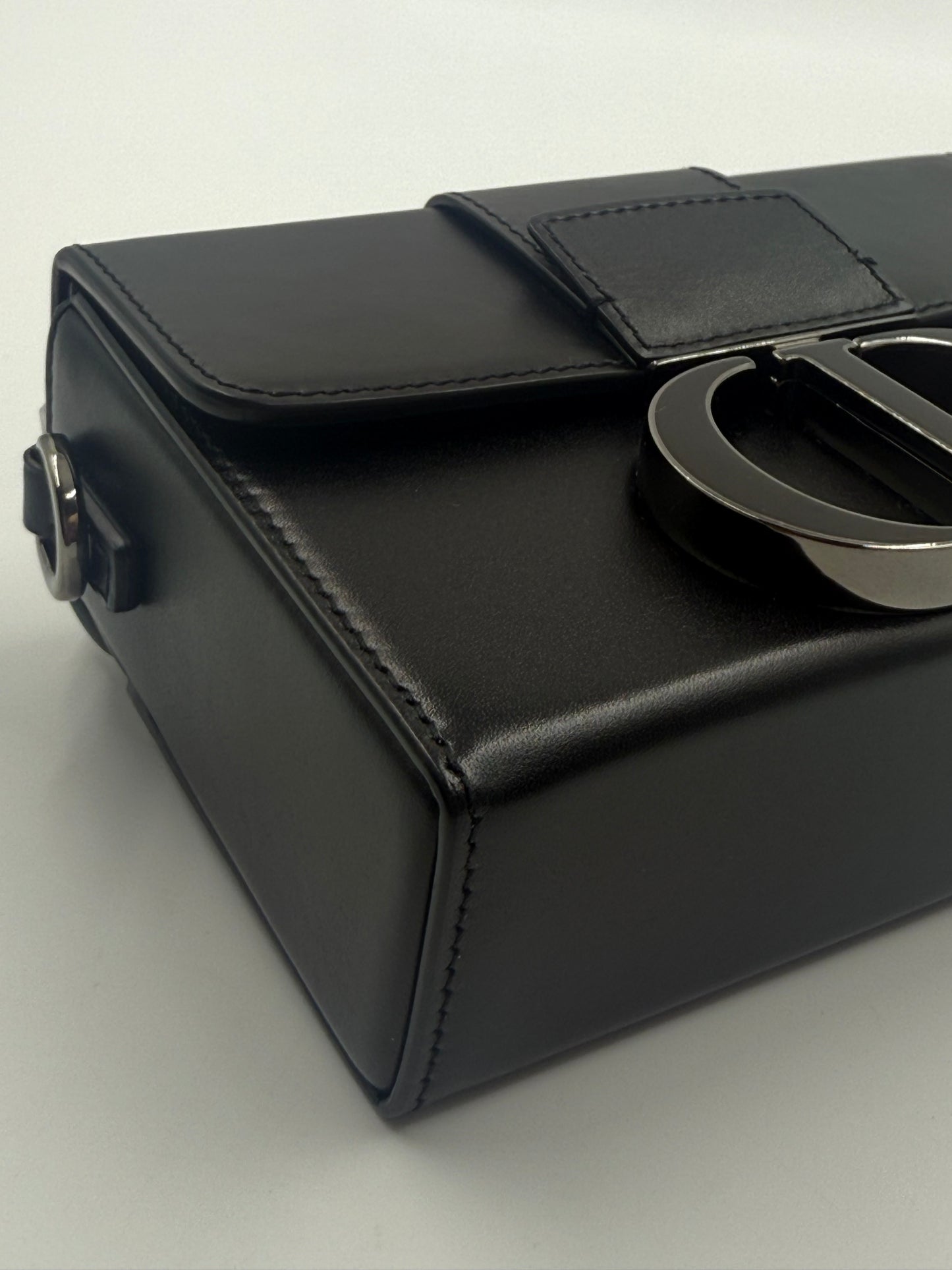 Christian Dior Black Montaigne 30 Black Bag