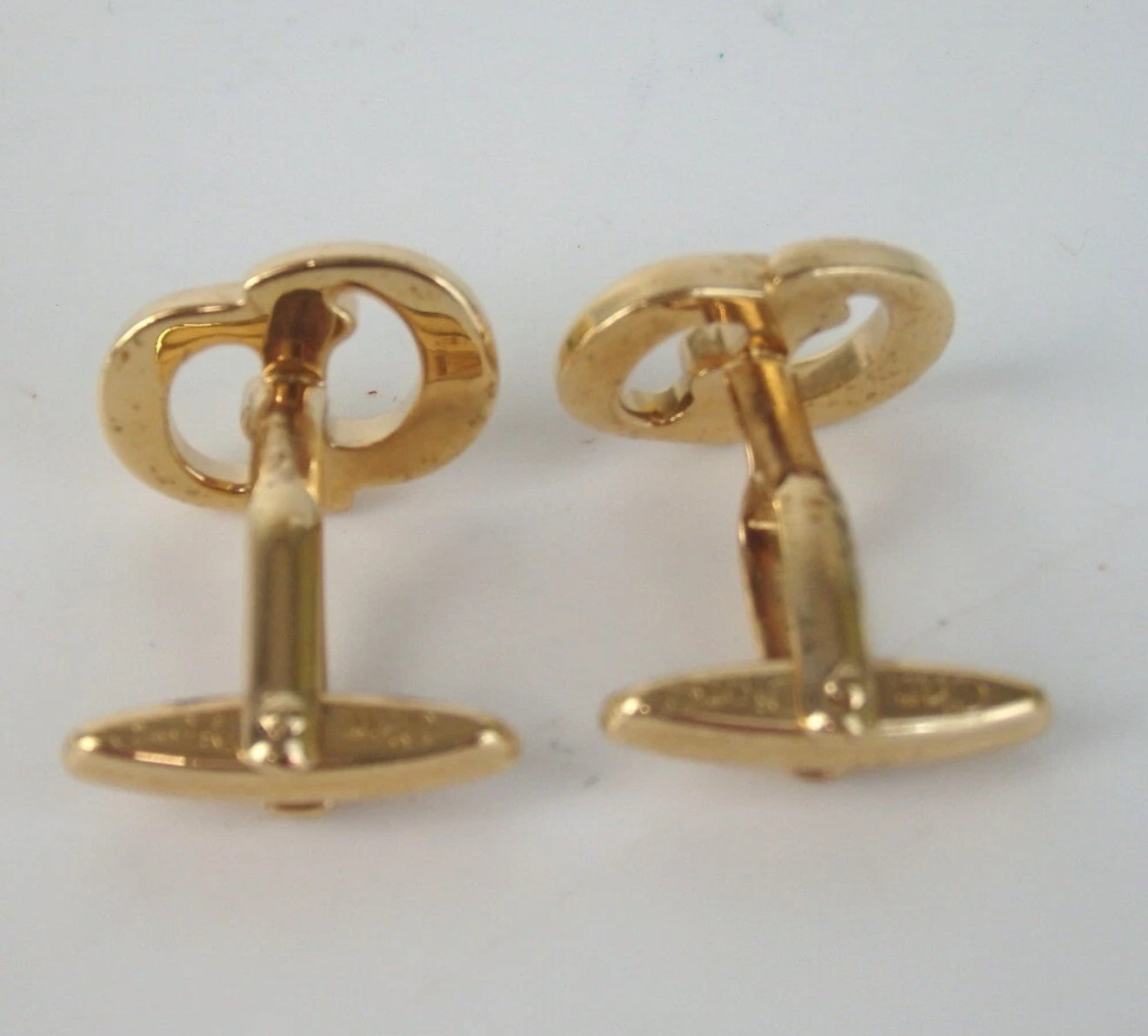 Christian Dior 14K Gold Rhinestone Cuff