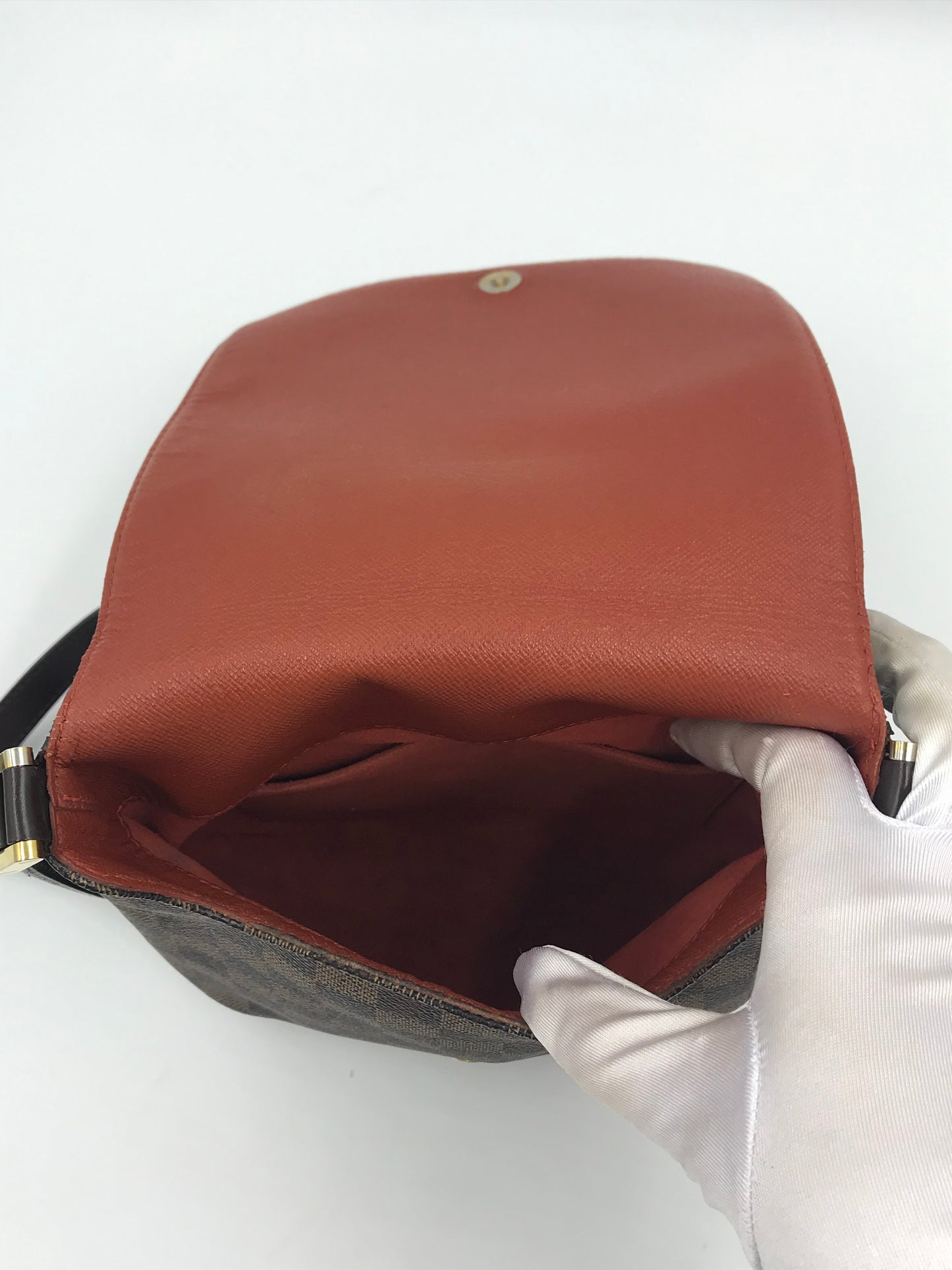 Louis Vuitton Damier Ebene Musette Crossbody Bag