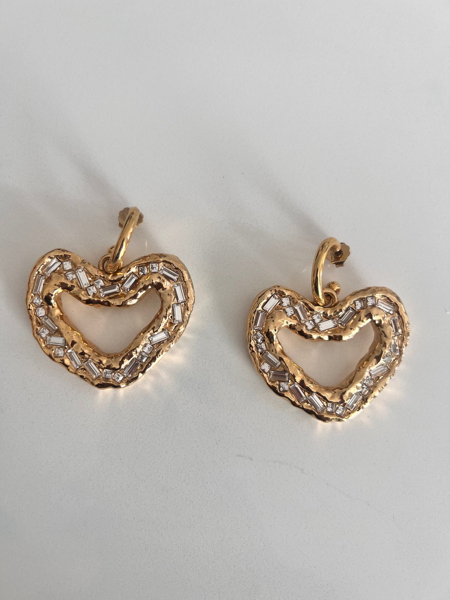 Marc Jacobs Open Heart Gold Earring