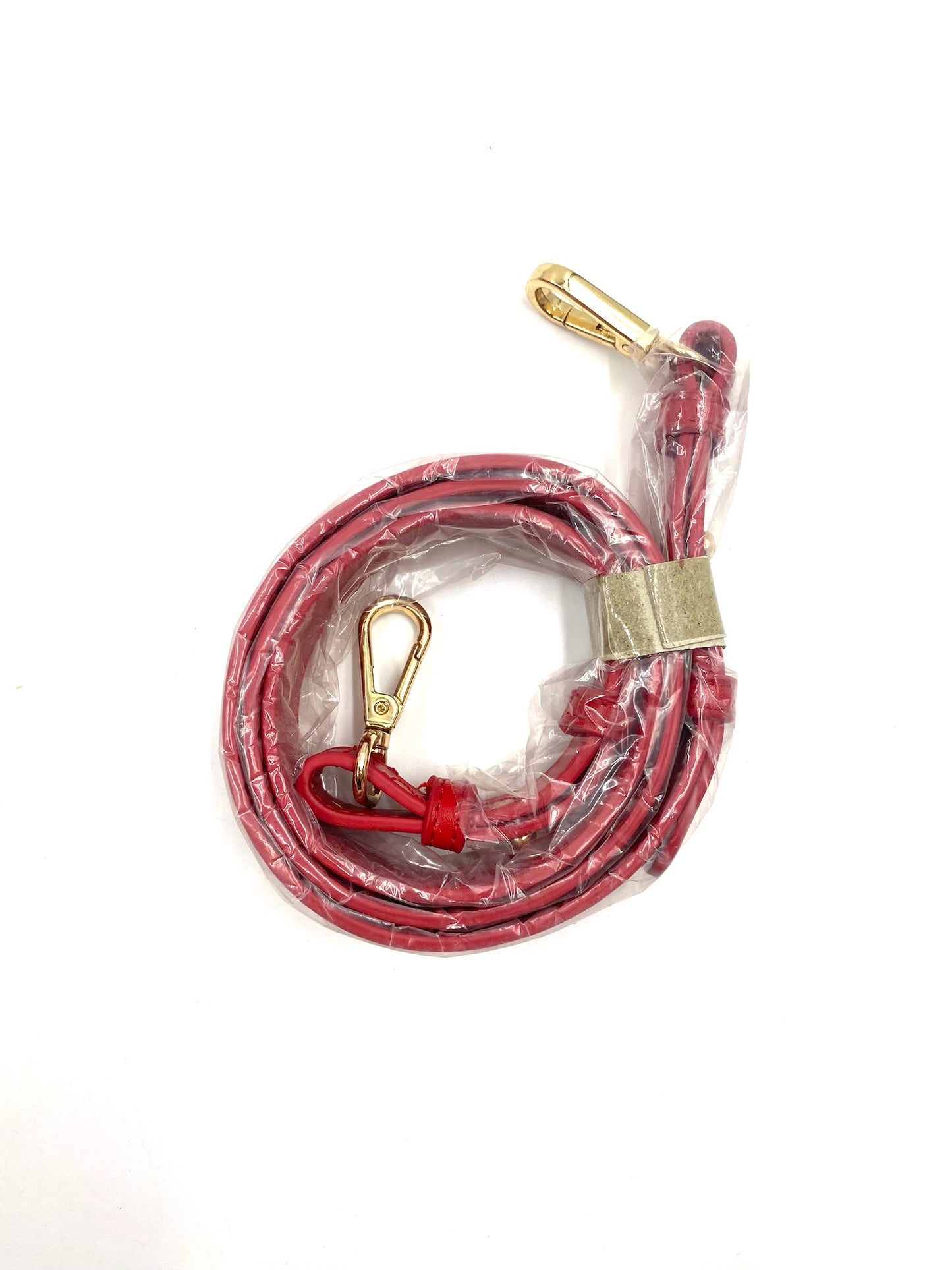Brand New Pomikaki Red Woven Bucket Bag