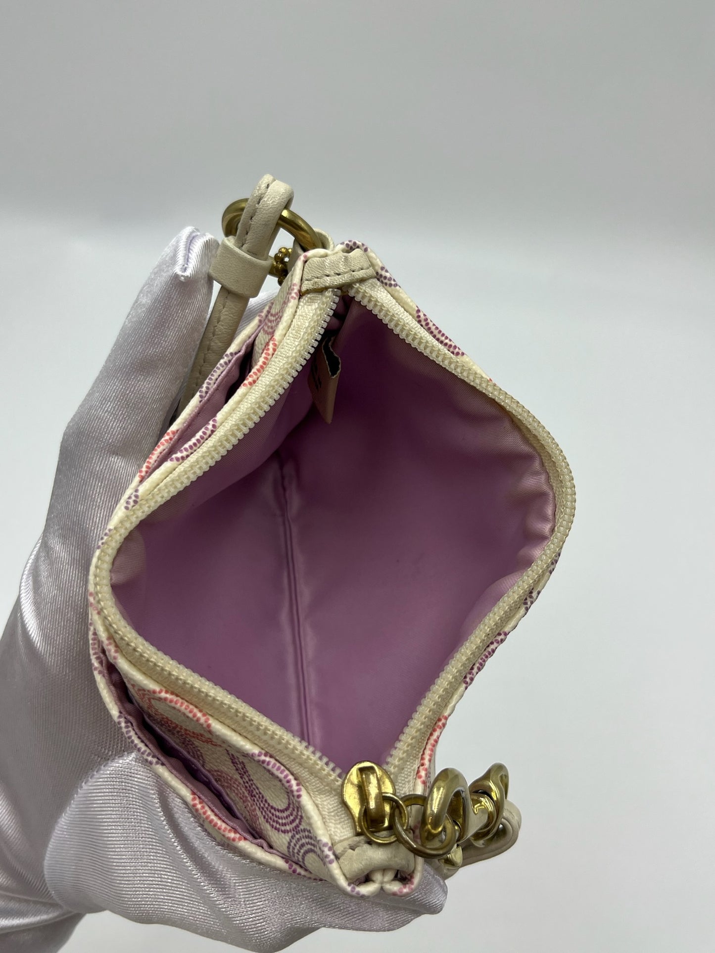 Coach Multi-Color Leather Wristlet