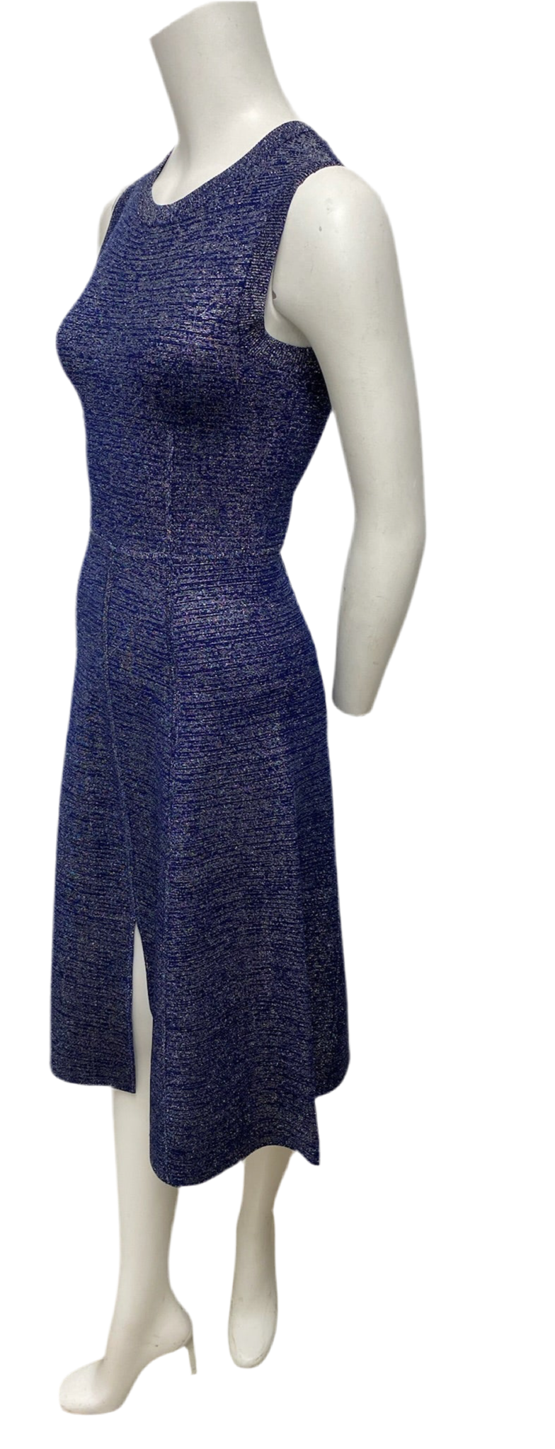 Veronica Beard Blue Metallic Dress Size XS