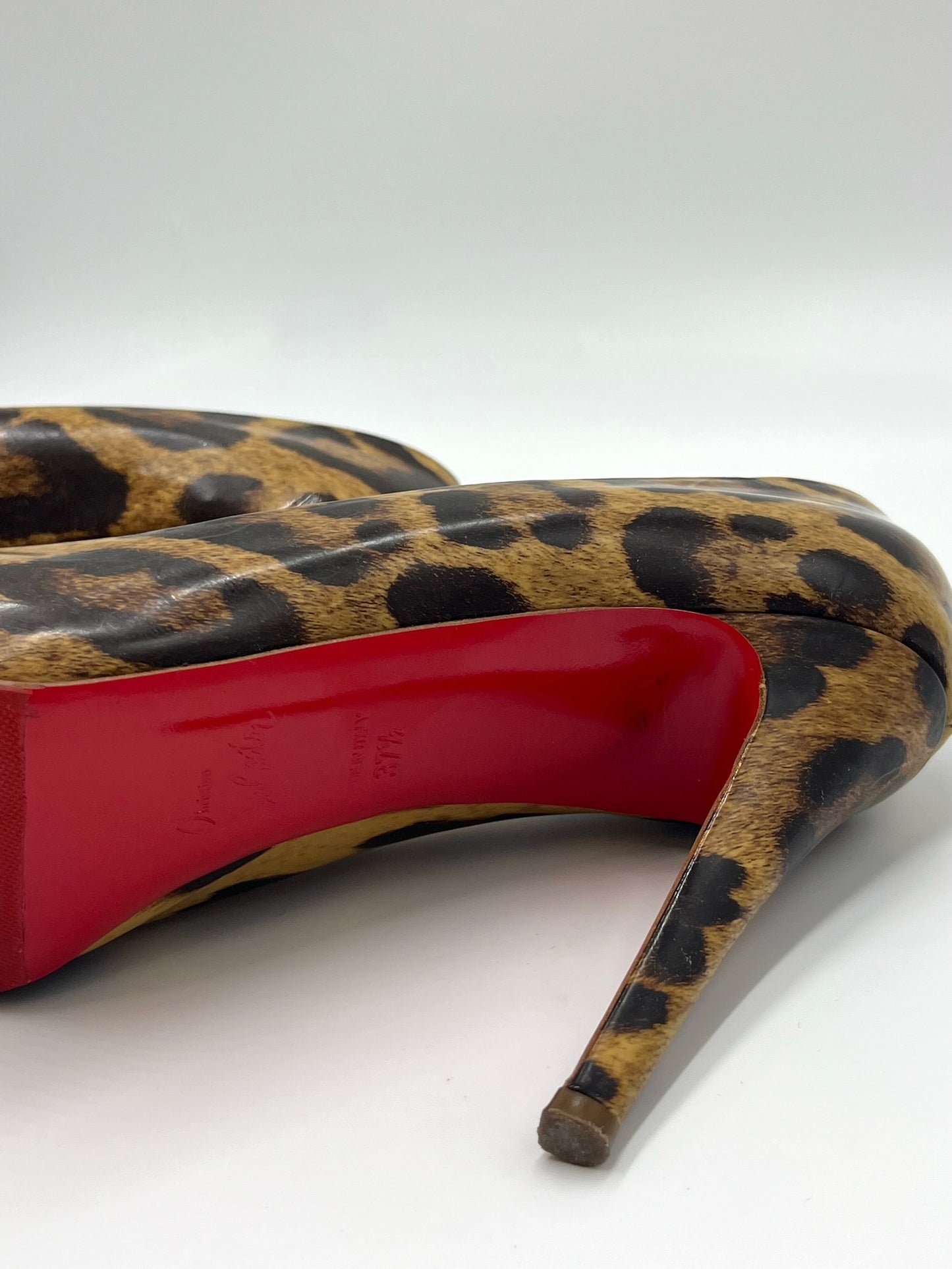 Christian Louboutin Leopard Print Heels Size 37.5