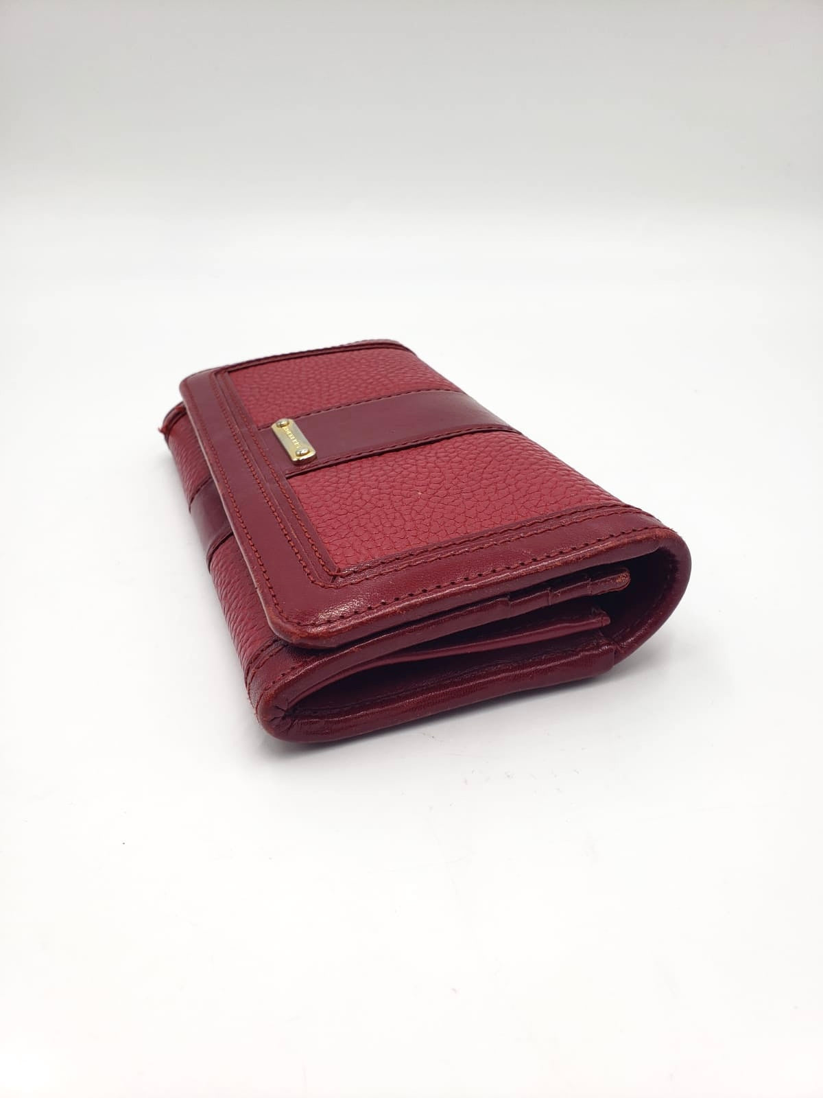 Burberry Red Leather Wallet