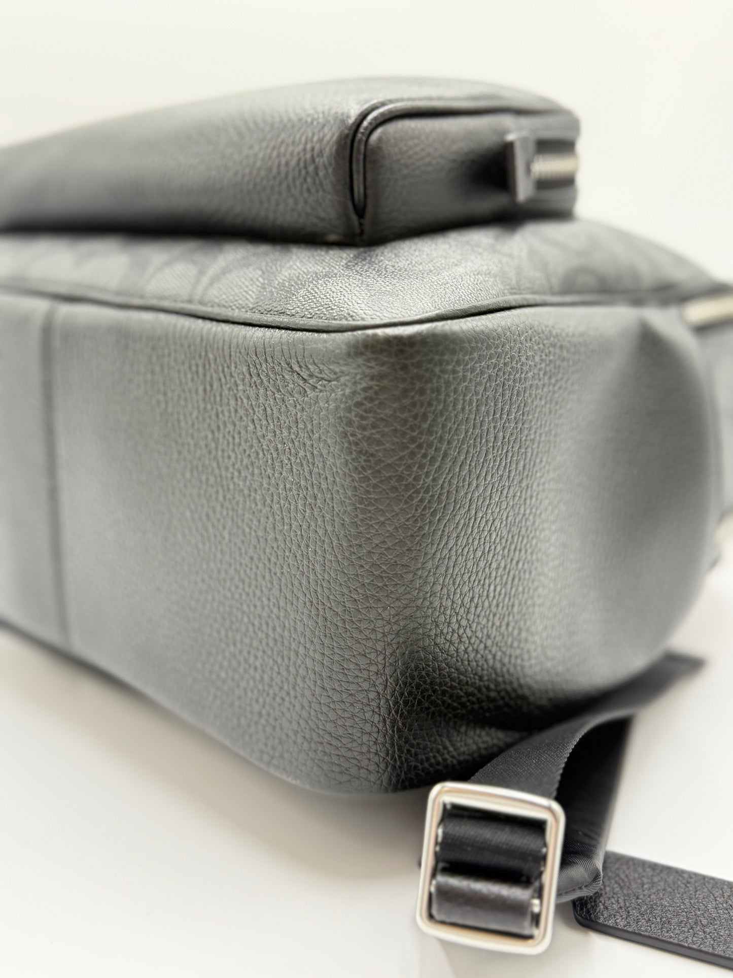 Brand New Coach Black Court Monogram Backpack