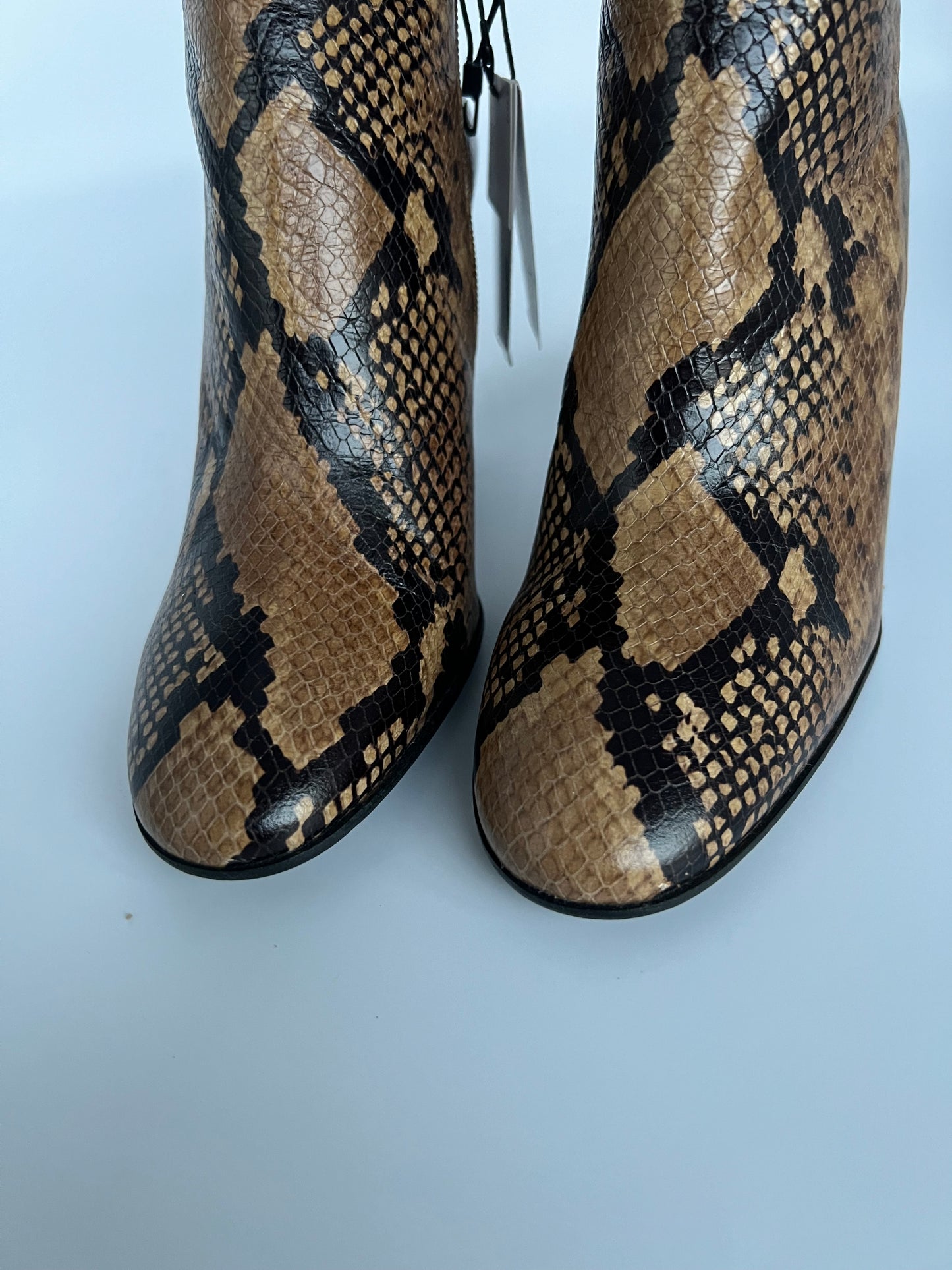 Brand New Zara Snakeskin Ankle Boots Size 9