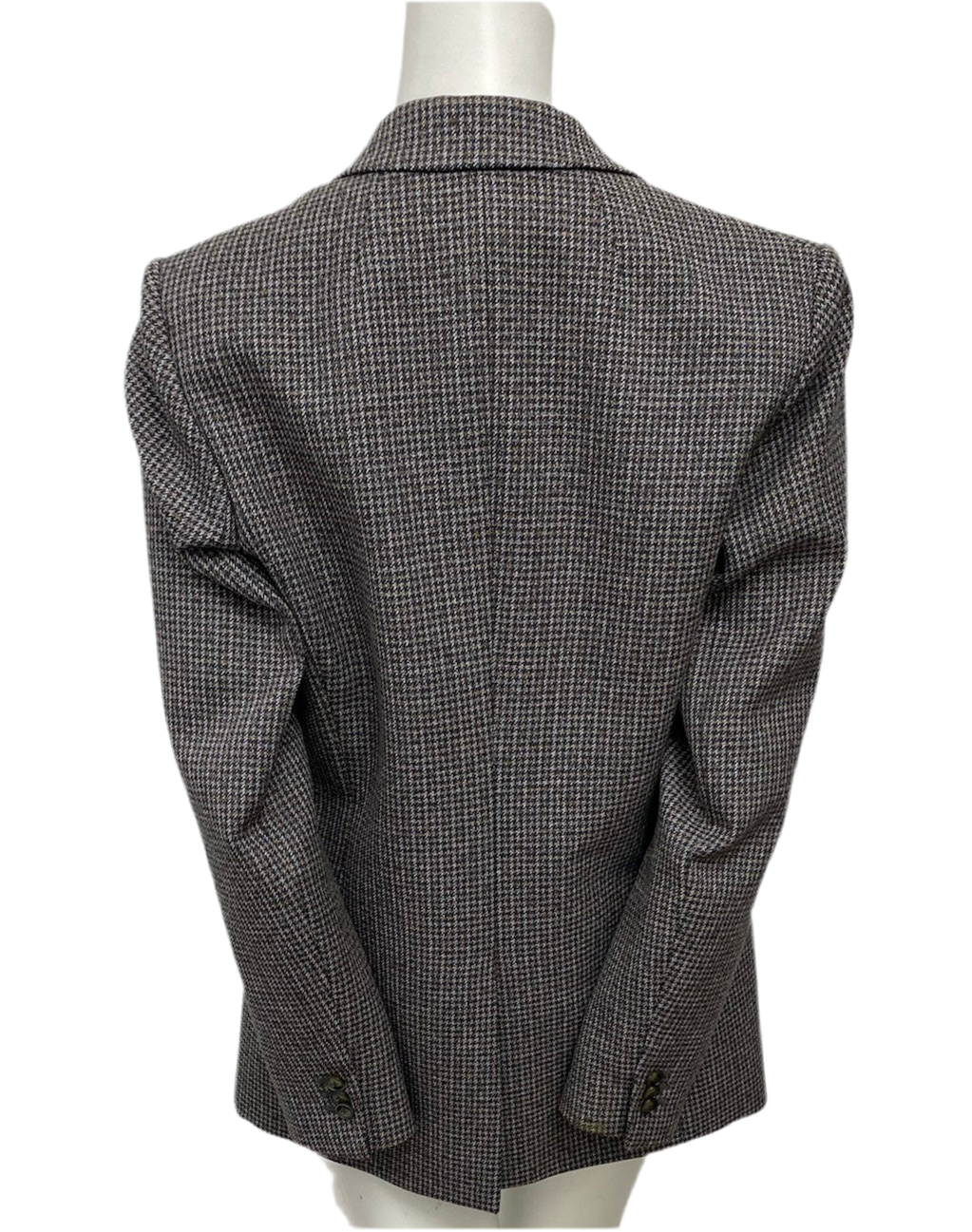 Theory Grey Checkered Wool Blazer Size Fits like M