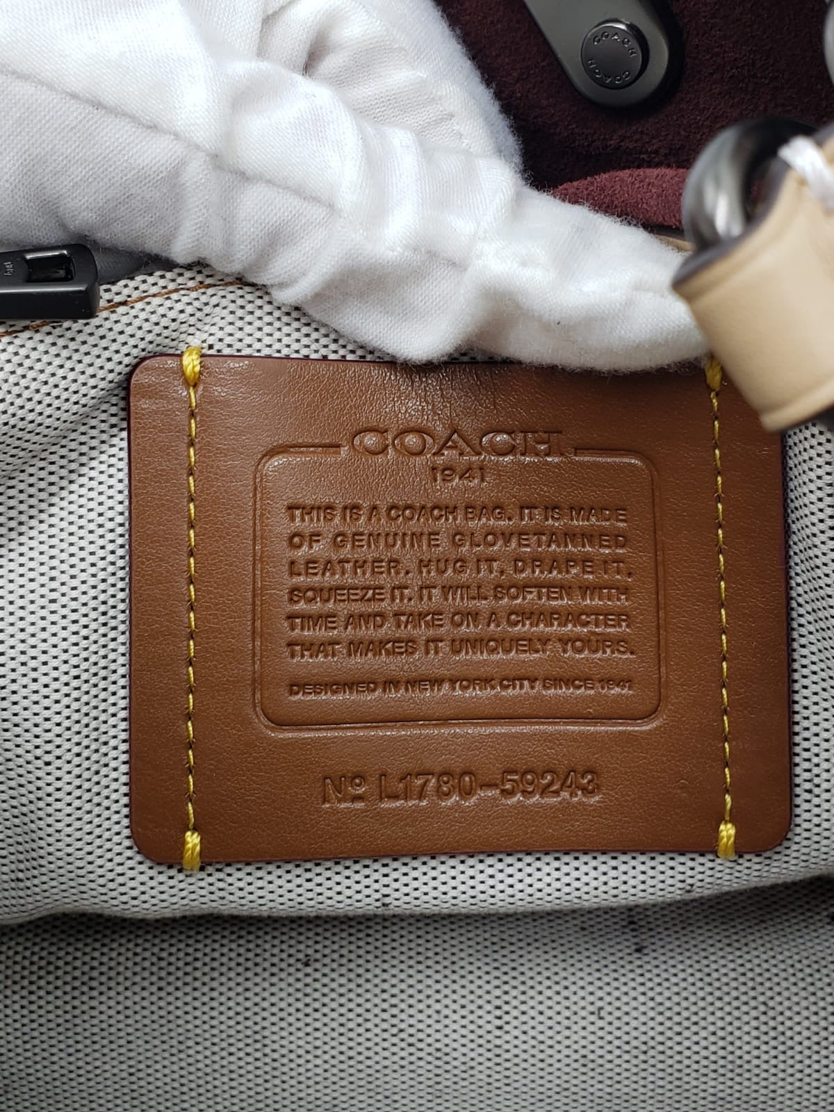 Coach Limited Edition 1941 Rouge Tea Rose Leather Tote