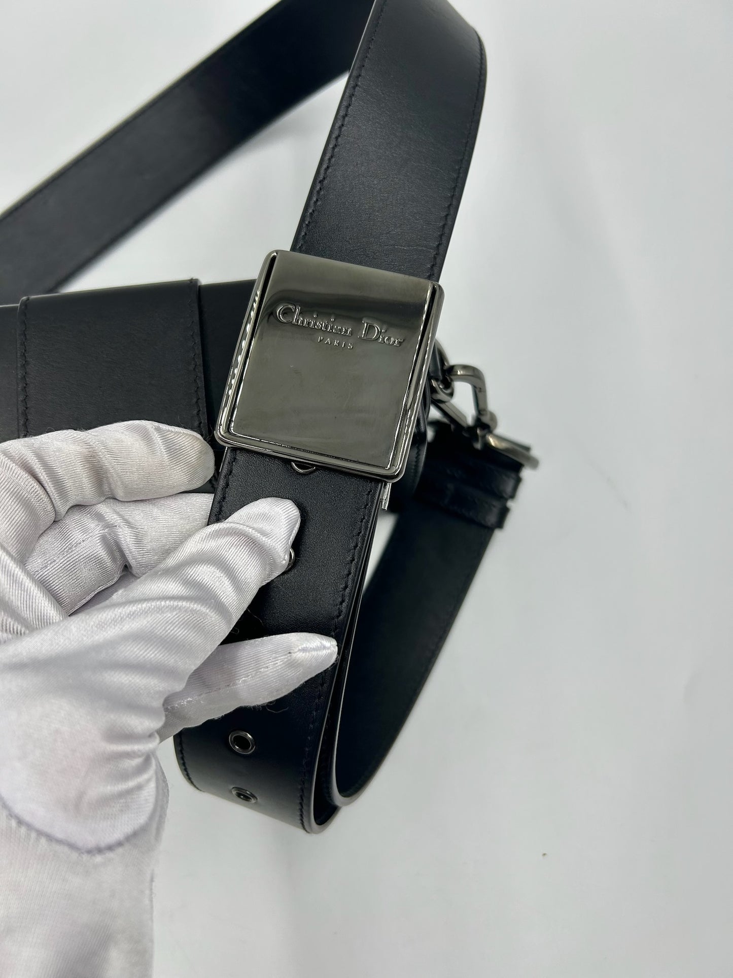 Christian Dior Black Montaigne 30 Black Bag