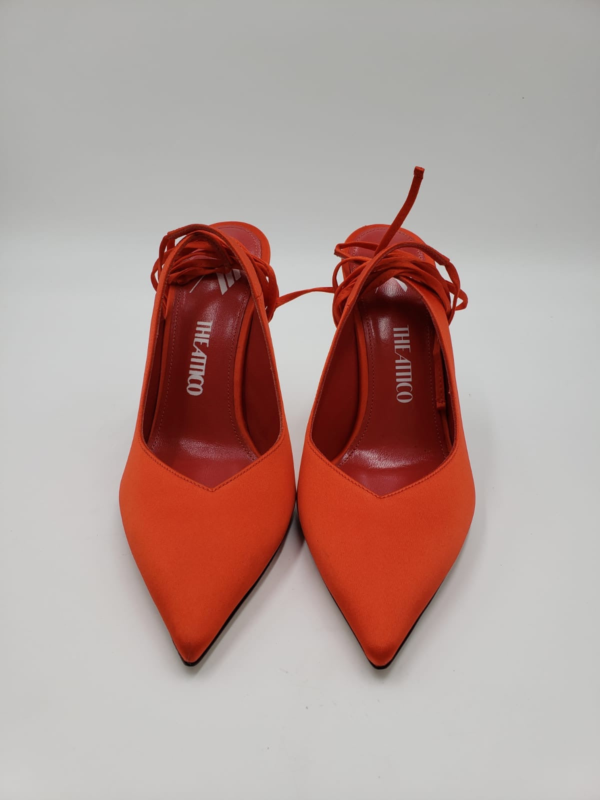 The Attico “ Venus” Orange Slingback Pumps Size 37