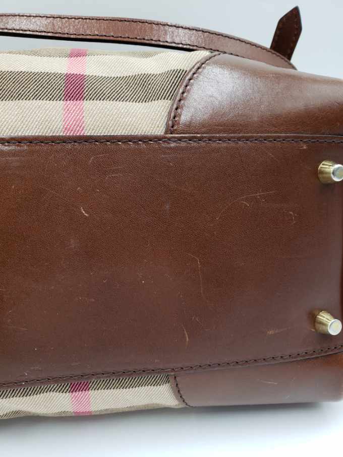 Burberry House Check Canterbury Leather Tote