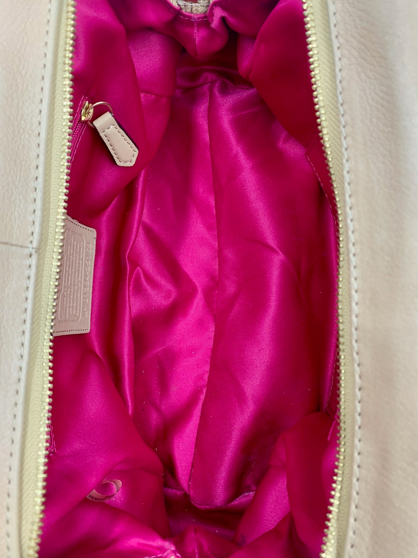 Coach Biege Madison Madeline East West Satchel
