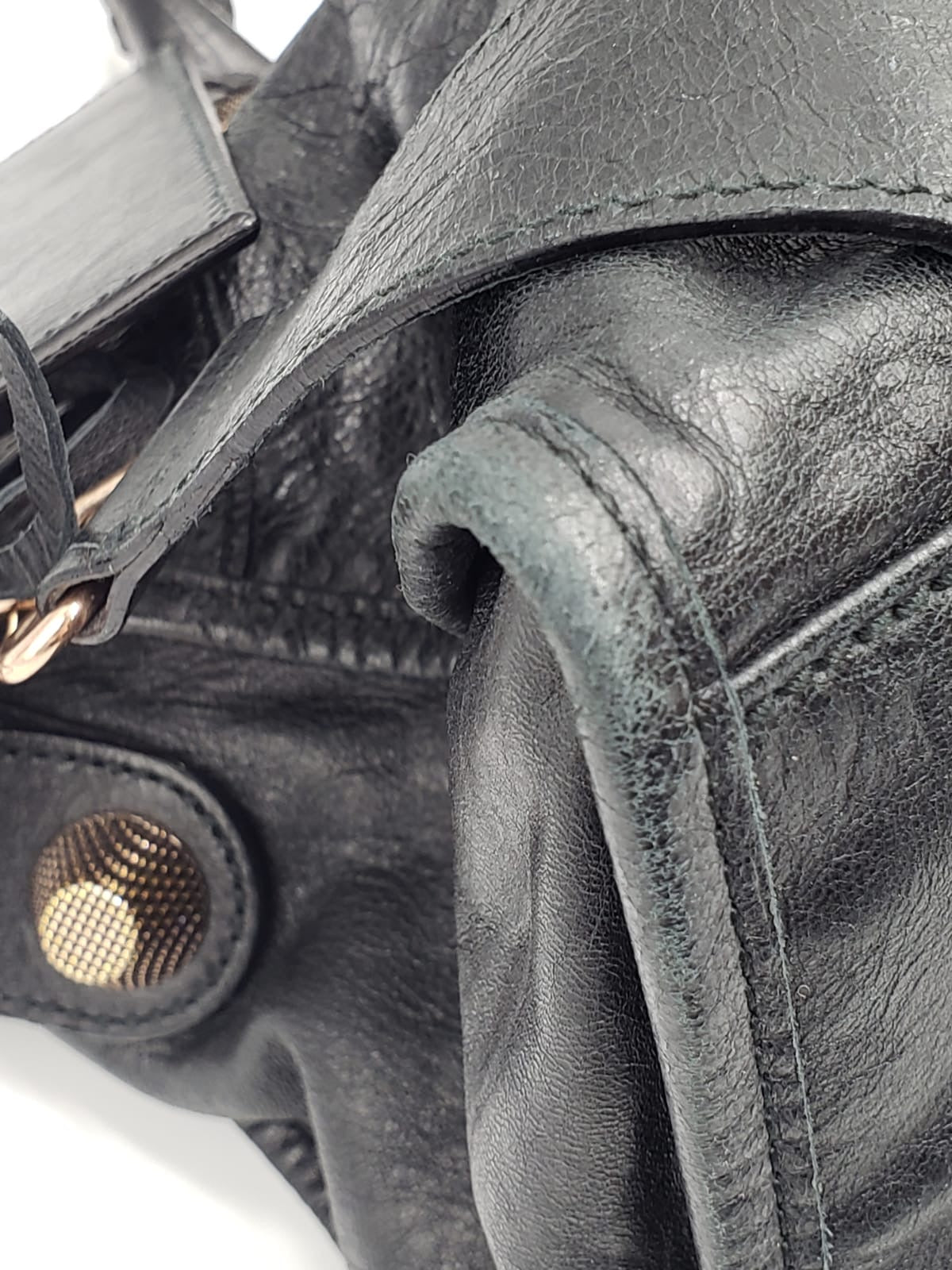 Balenciaga Black Part Time Giant Black Shoulder Bag