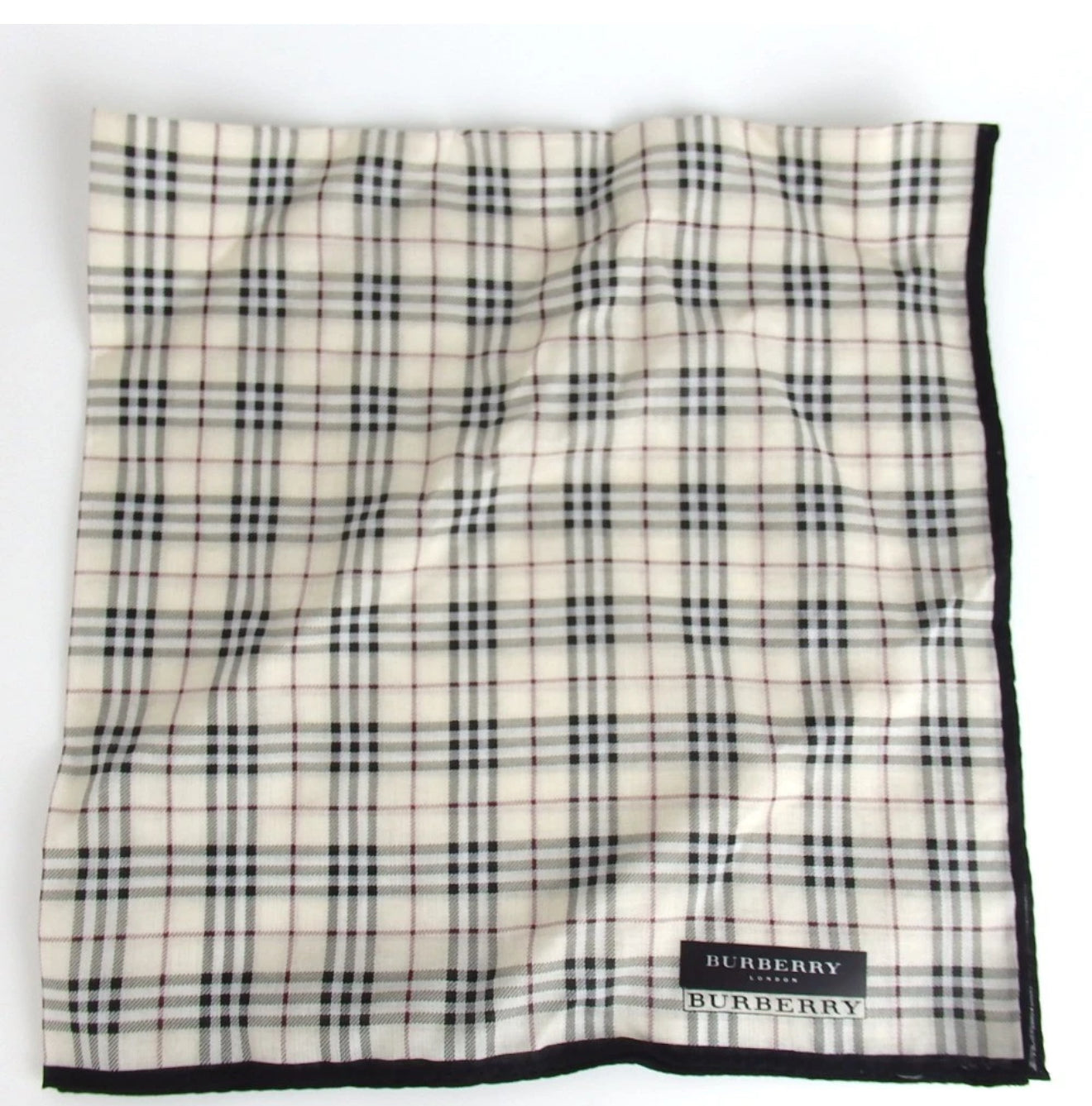 Burberry Scarf & Cosmetic Pouch Set