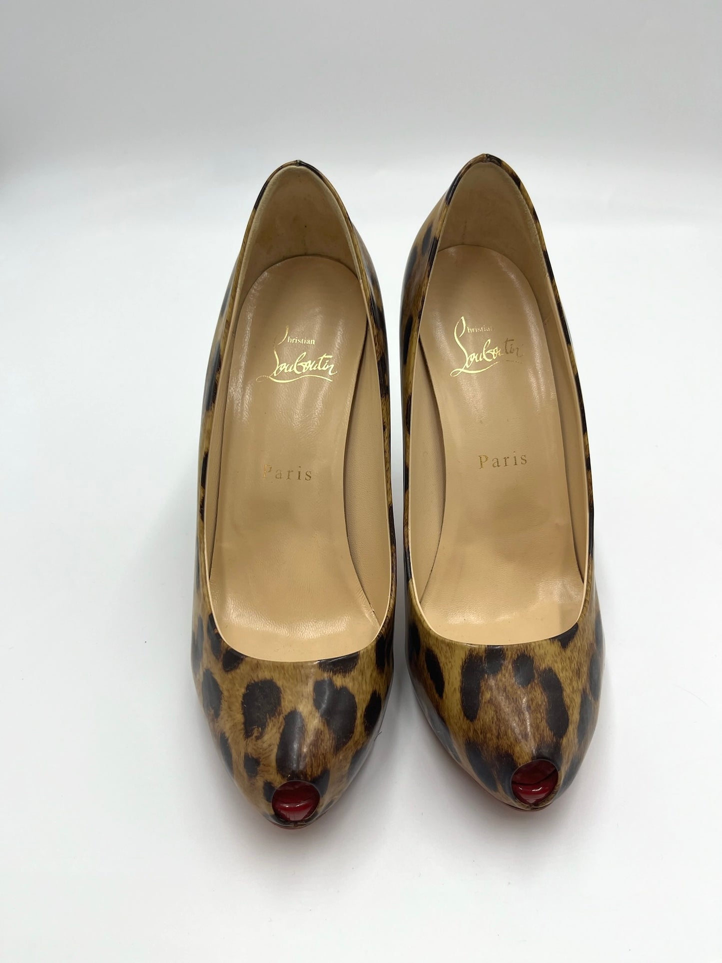 Christian Louboutin Leopard Print Heels Size 37.5