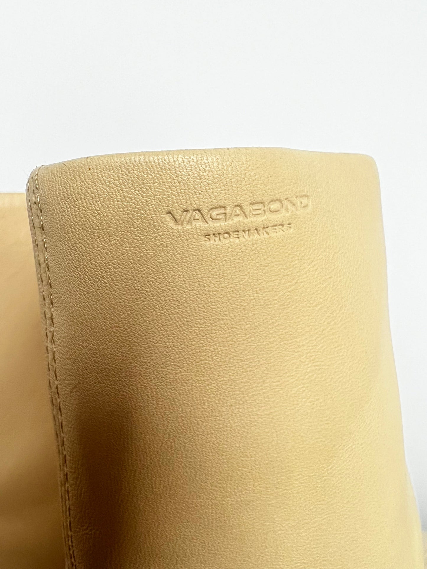 Vagabond Cream Ankle Boots Size 40