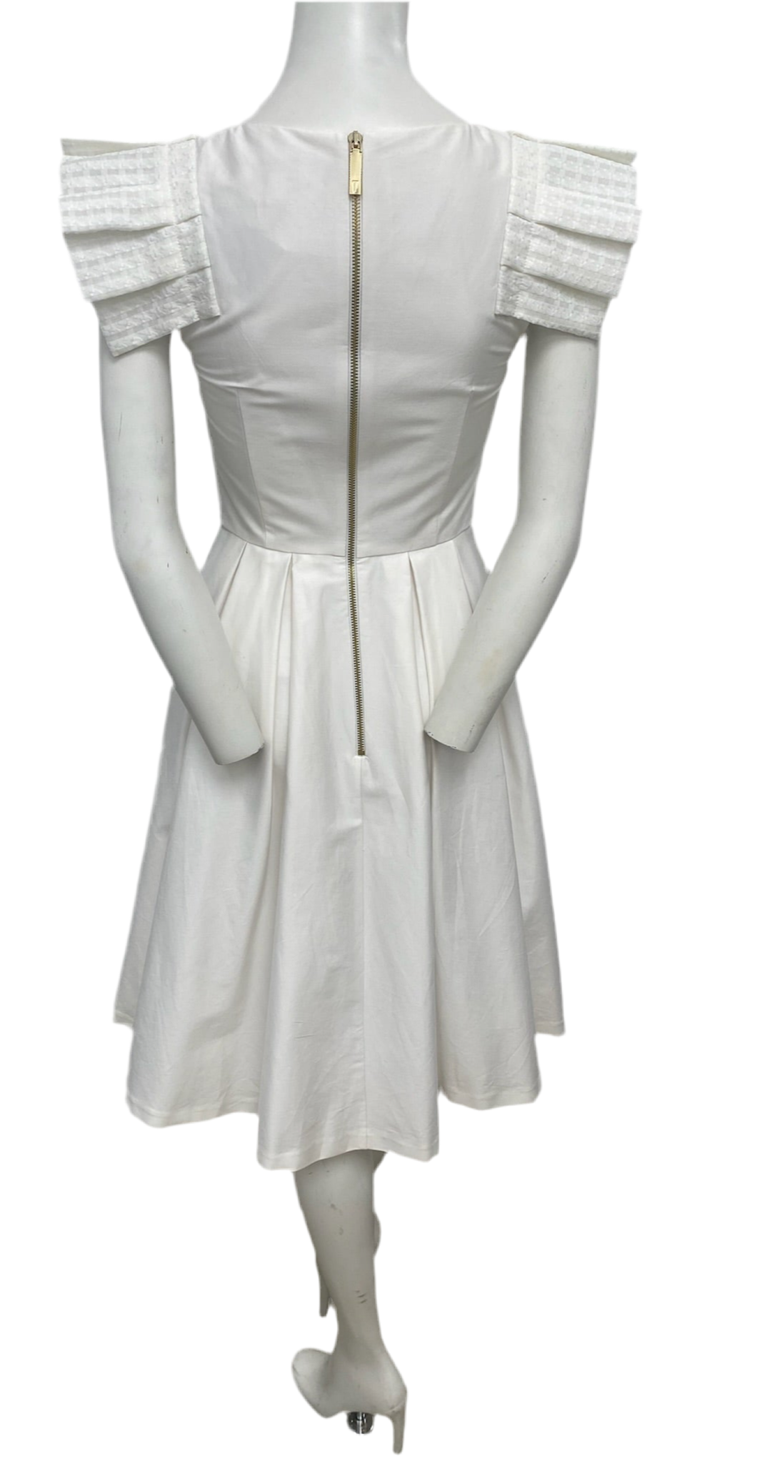 Ted Baker White A Line Dress Size 1 US S