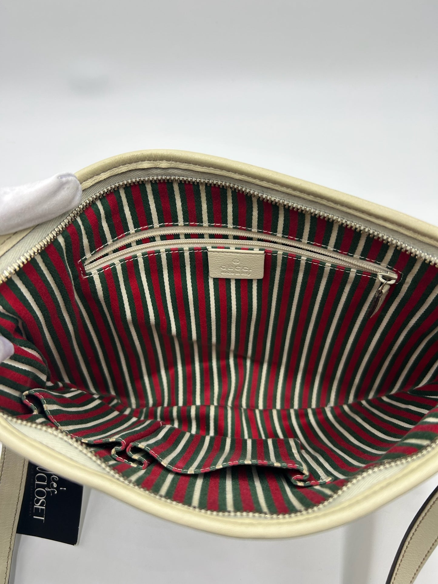 Gucci Monogram Canvas Crossbody Bag