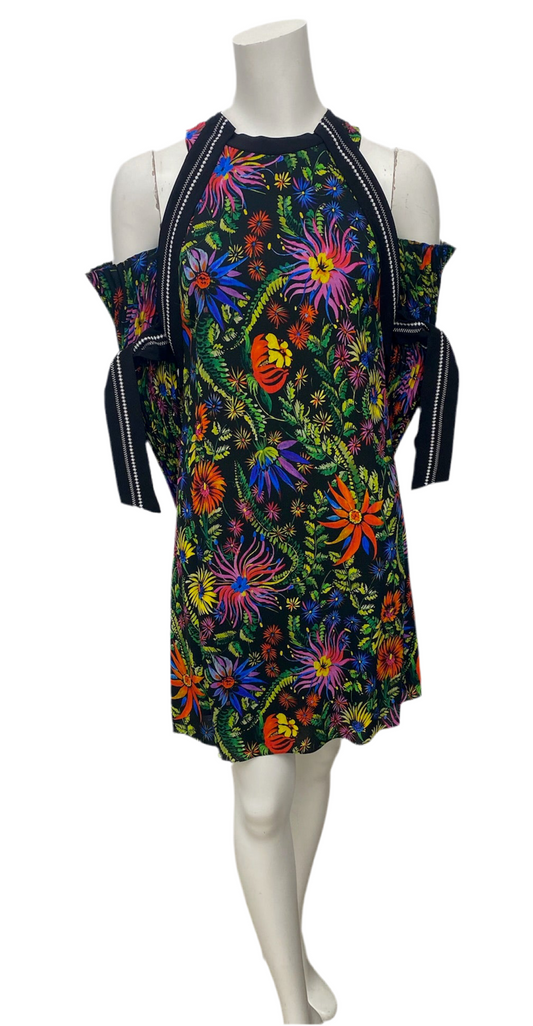 3.1 Philip Lim Floral Cold Shoulder Dress Size XS
