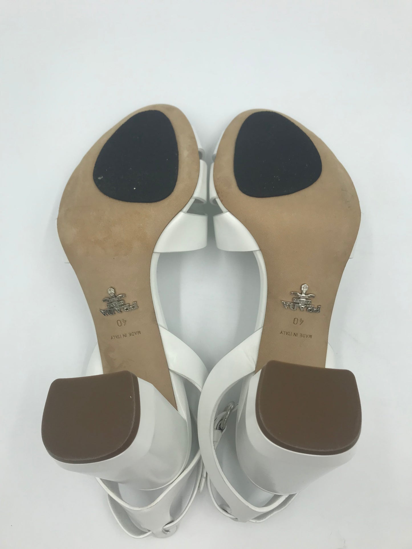 Prada White Strappy Sandals Size 40