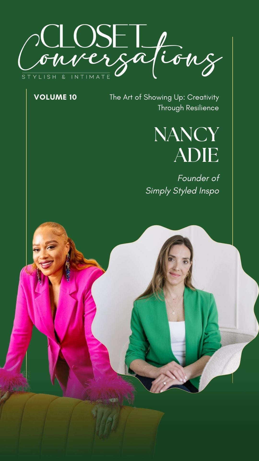 Closet Conversations Volume 10 : The Art Of Showing Up: Creativity Through Resilence - March 26th